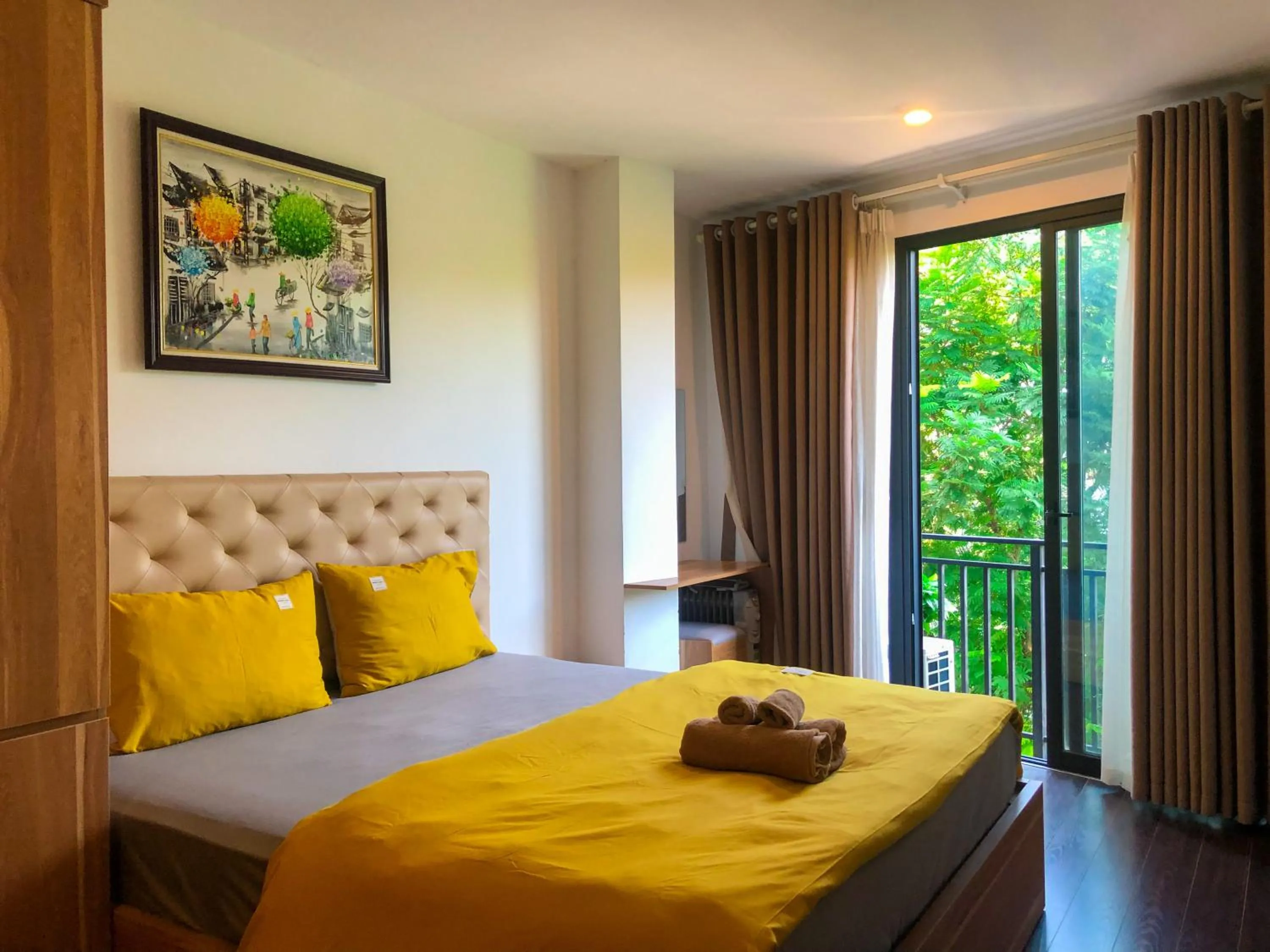 Bed in WINDY LAKEVIEW STUDIO HA NOI