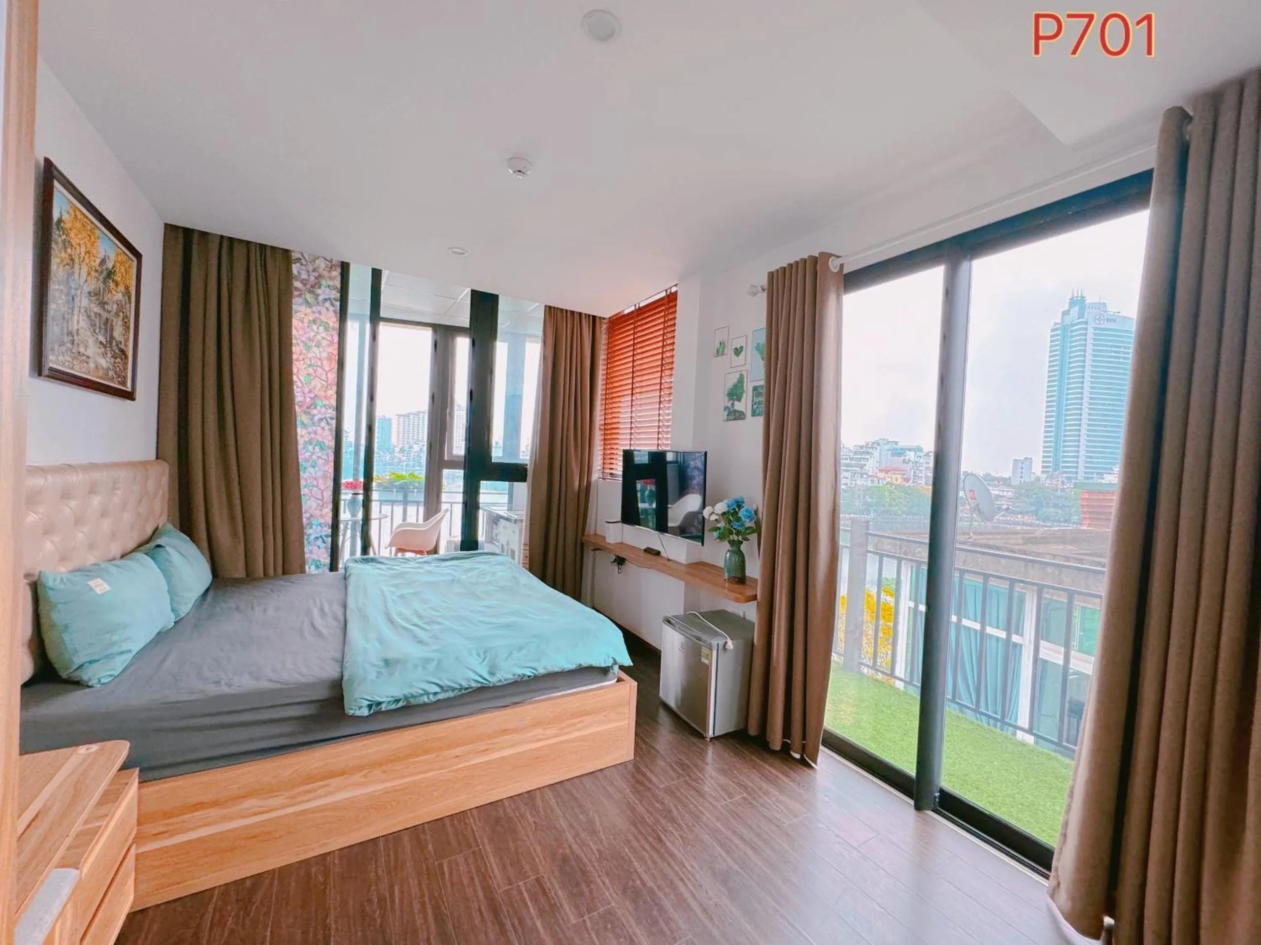 Bed in WINDY LAKEVIEW STUDIO HA NOI