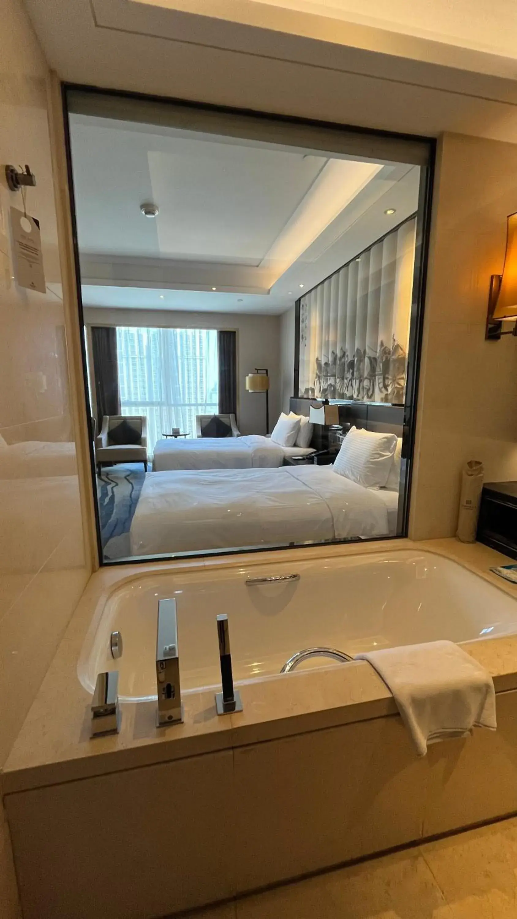 Grand Deluxe Twin Room in Wanda Realm Jining Grand Deluxe Twin Room in Wanda Realm Jining