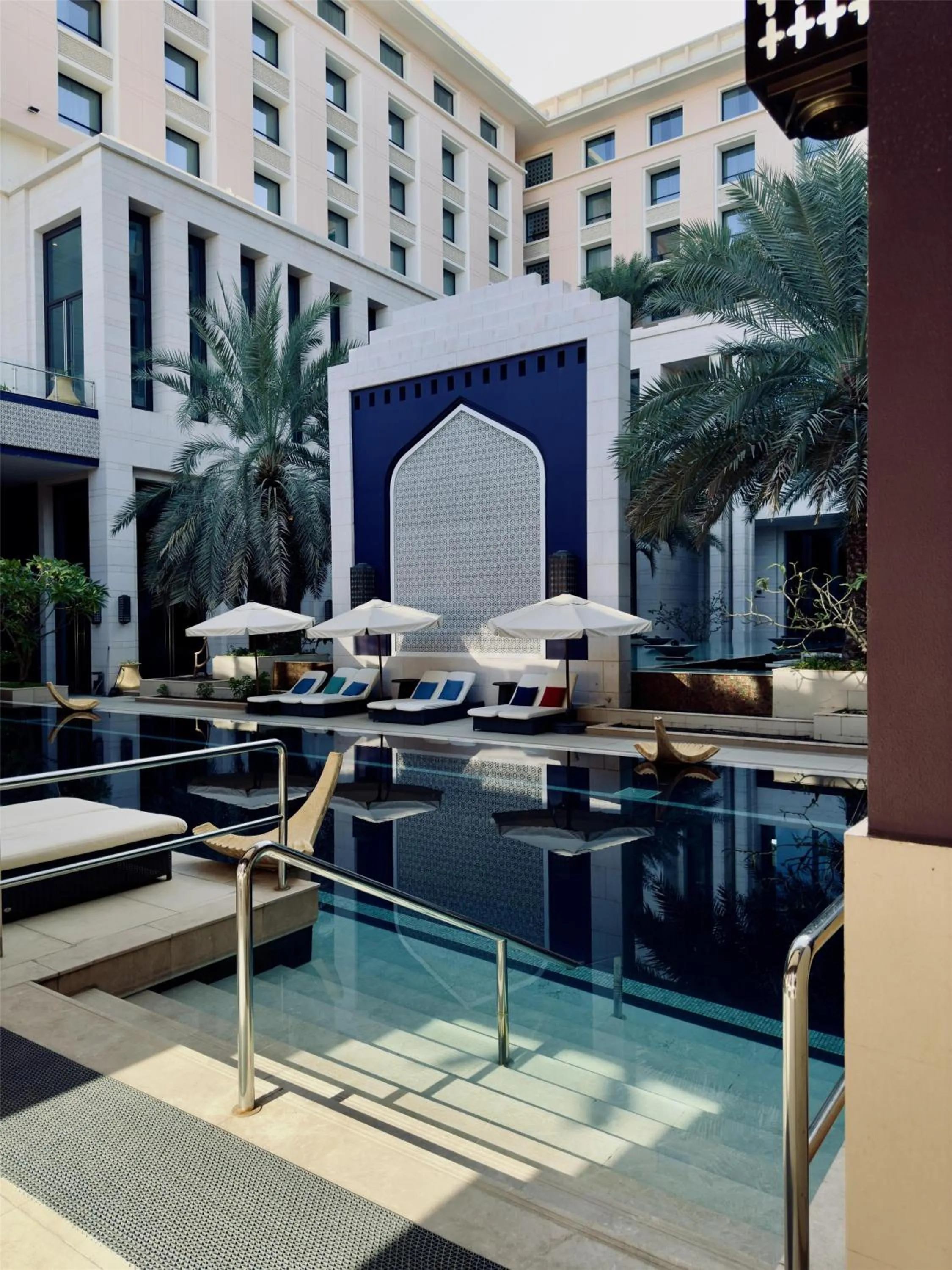 Pool view in Radisson Collection Muscat, Hormuz Grand