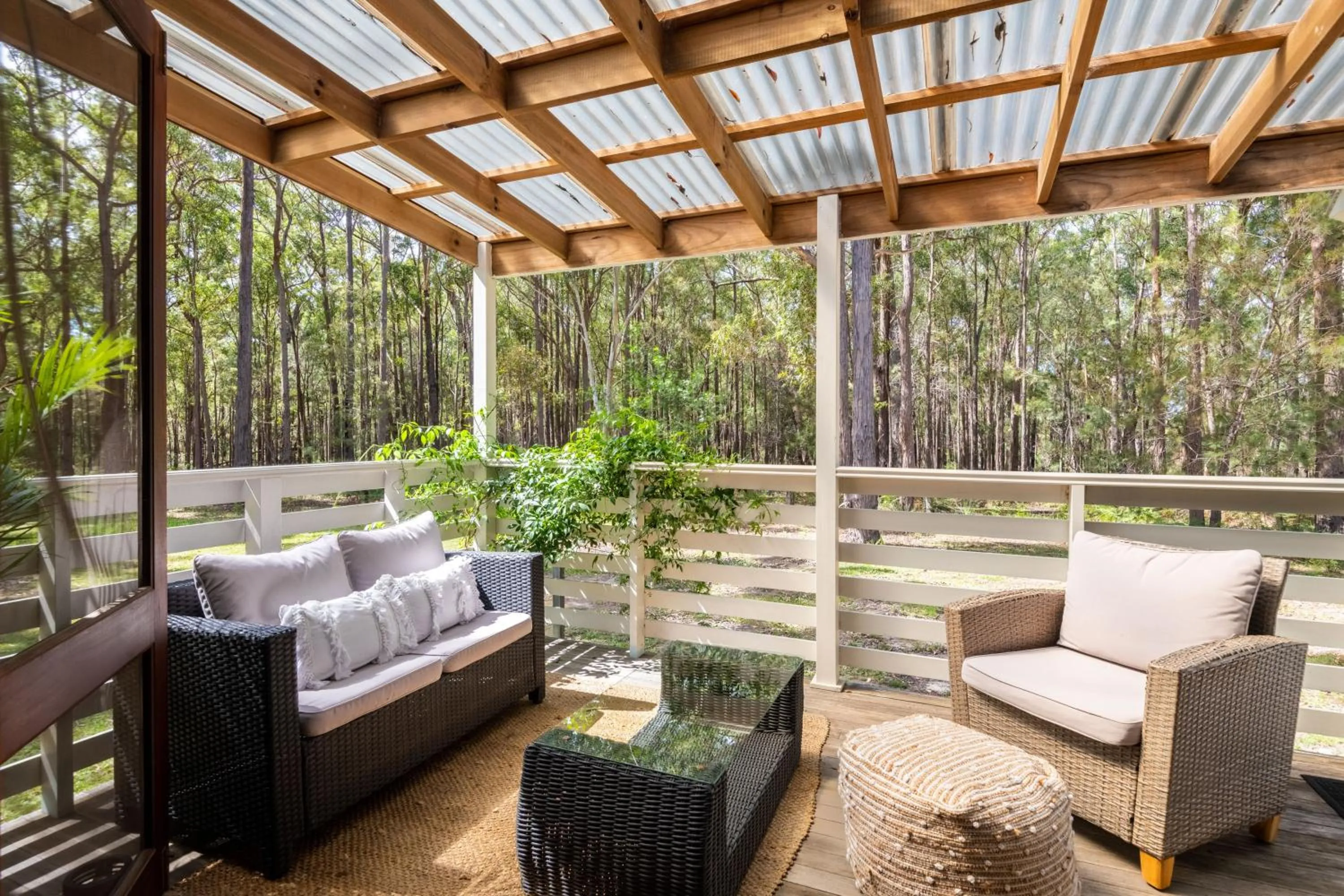 Balcony/Terrace in Bay and Bush Jervis Bay - Nature Retreat