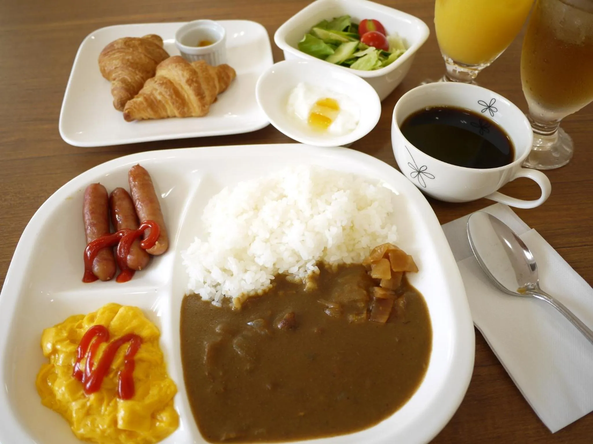 Breakfast in Hotel Select Inn Shikoku Chuo