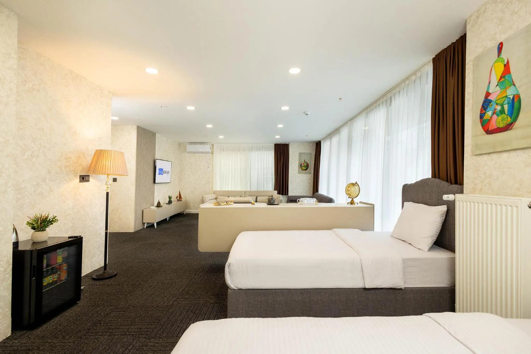 Bed in Niva Atakum Otel