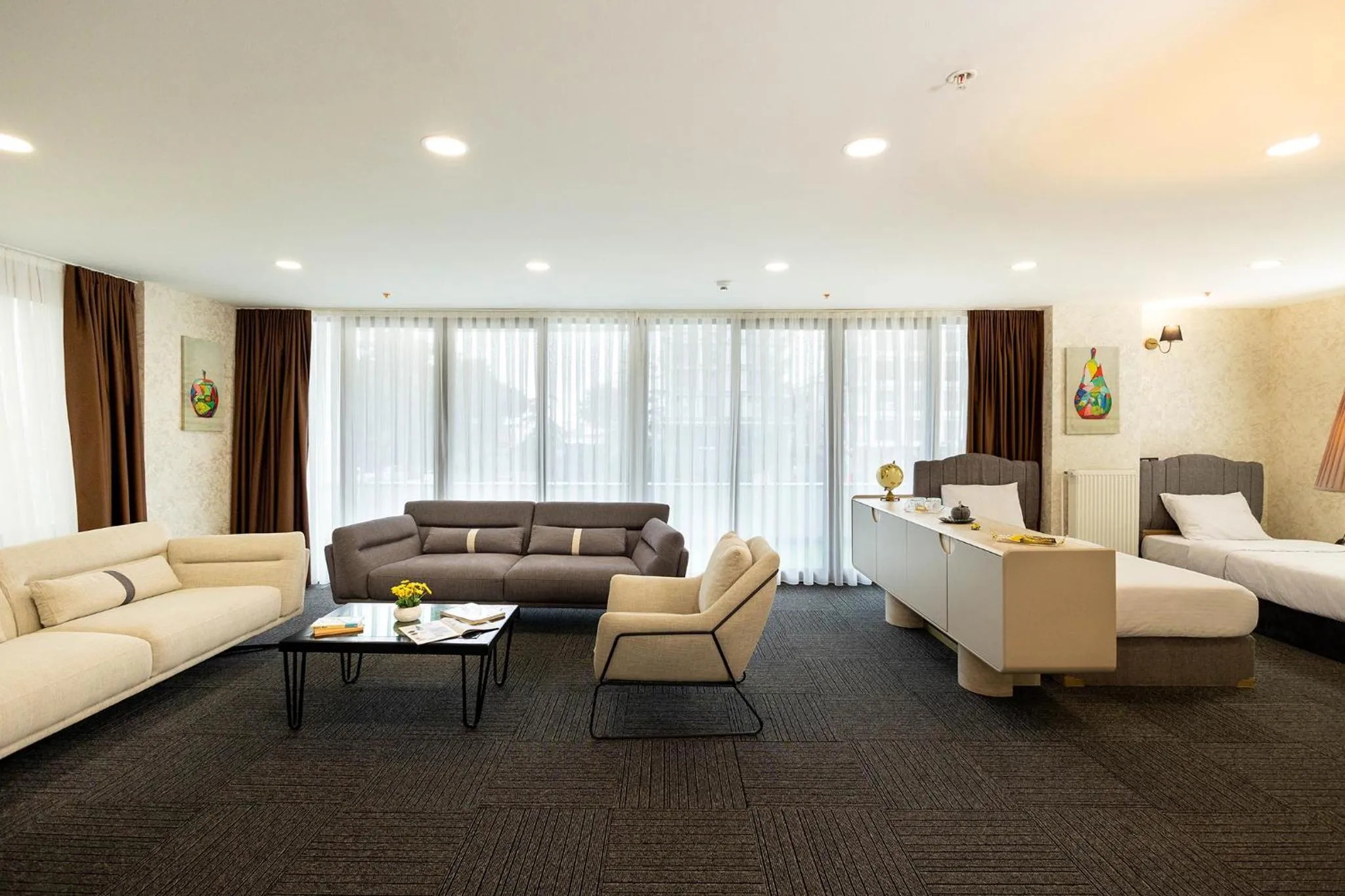 Bed in Niva Atakum Otel