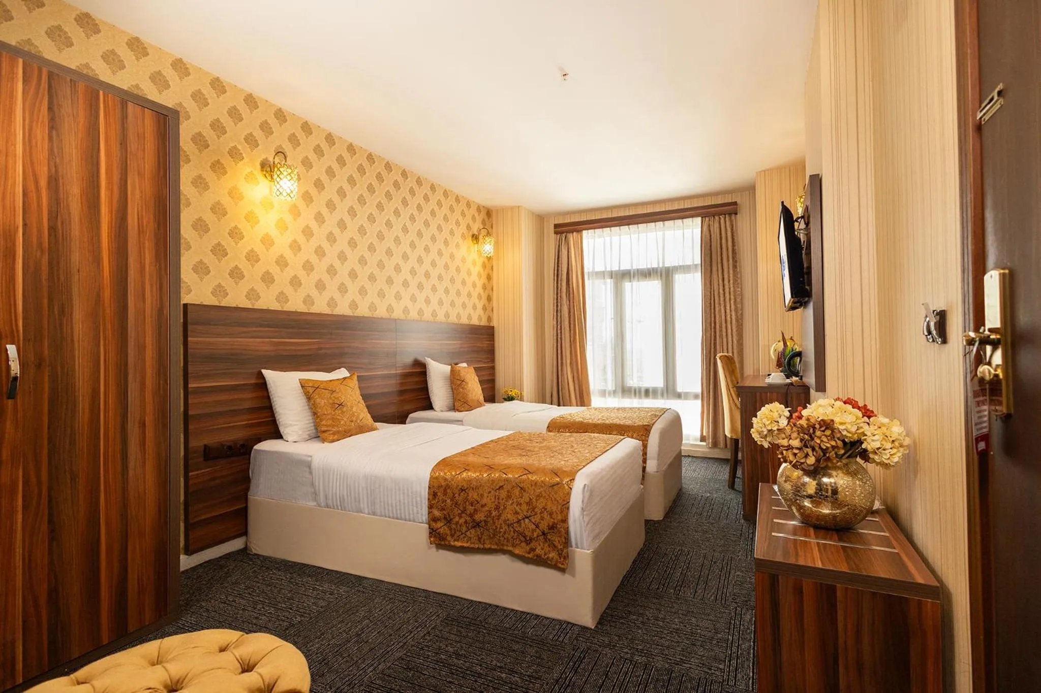 Bed in Niva Atakum Otel