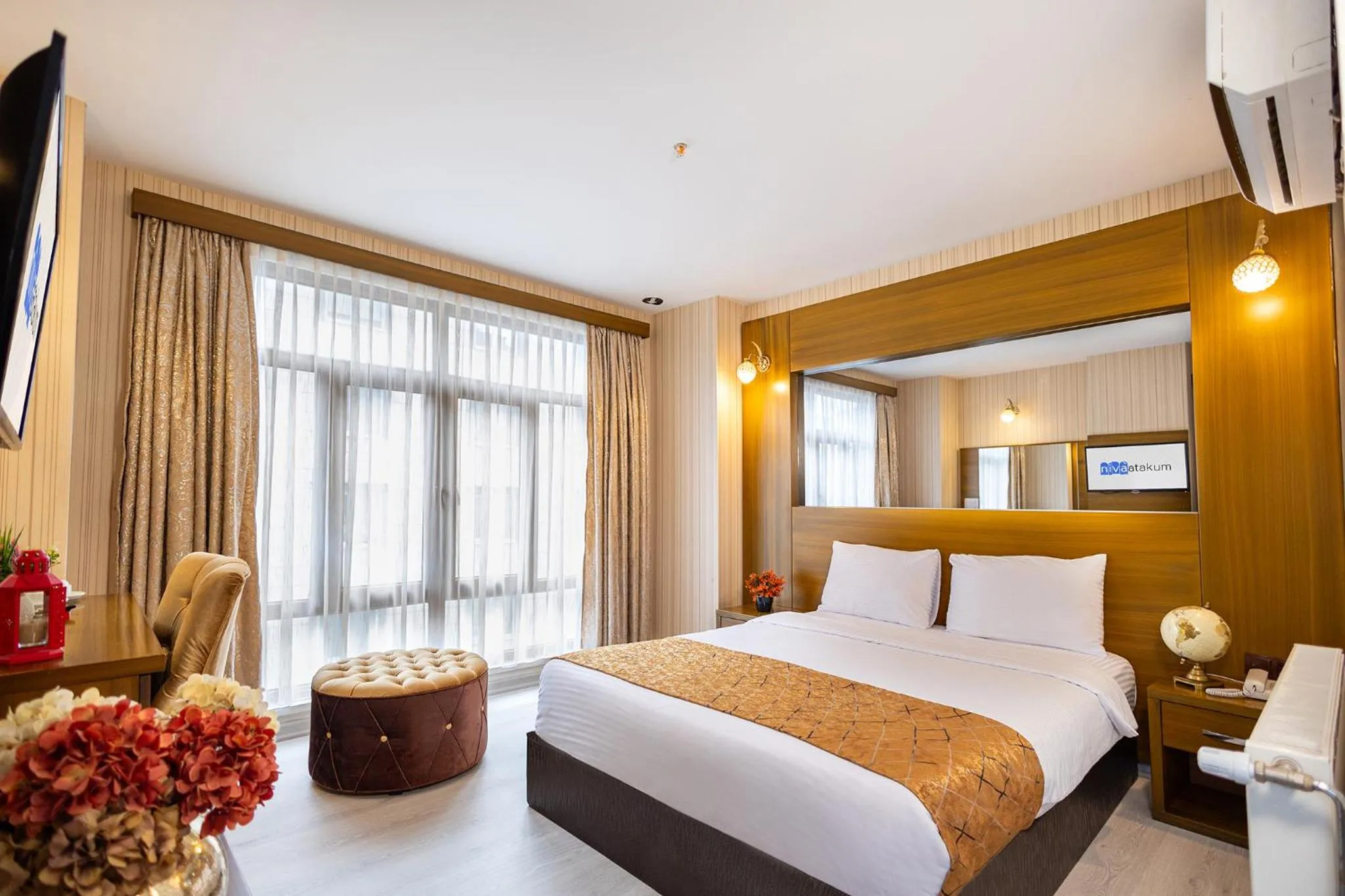 Bed in Niva Atakum Otel