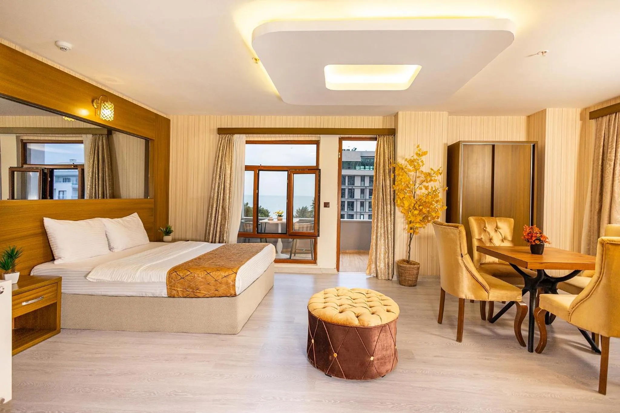 Bed in Niva Atakum Otel