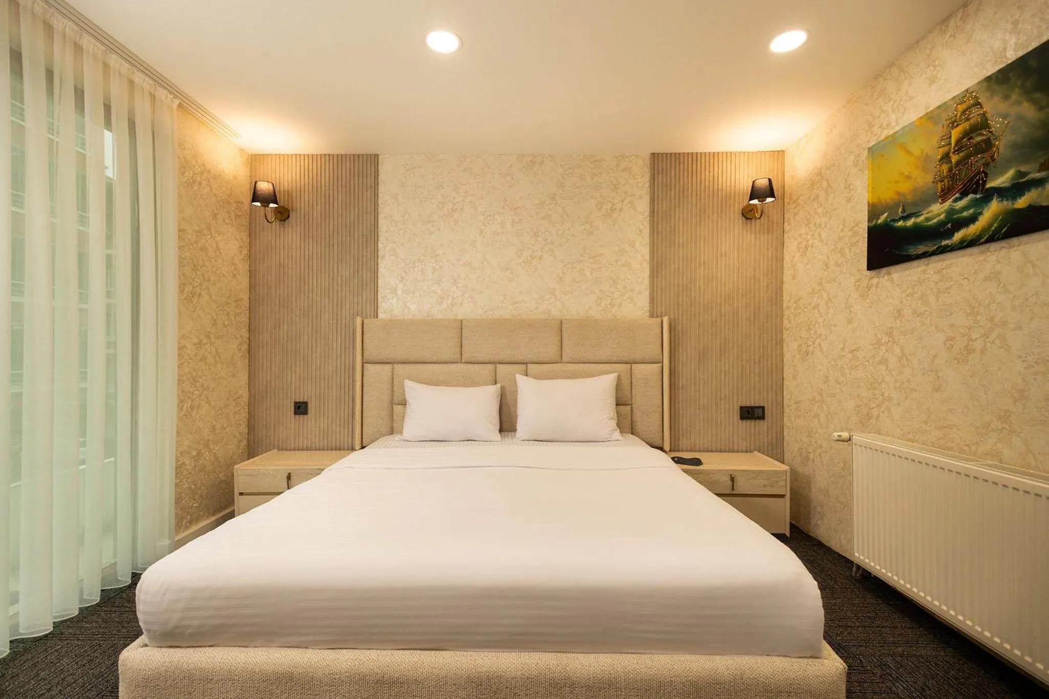 Bed in Niva Atakum Otel