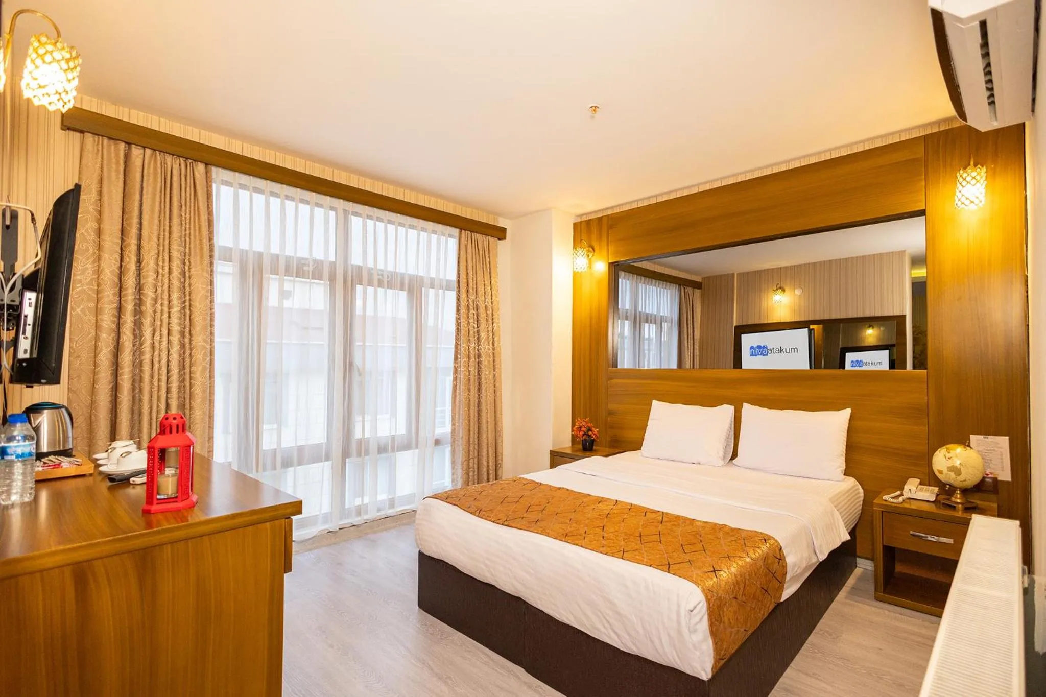 Bed in Niva Atakum Otel