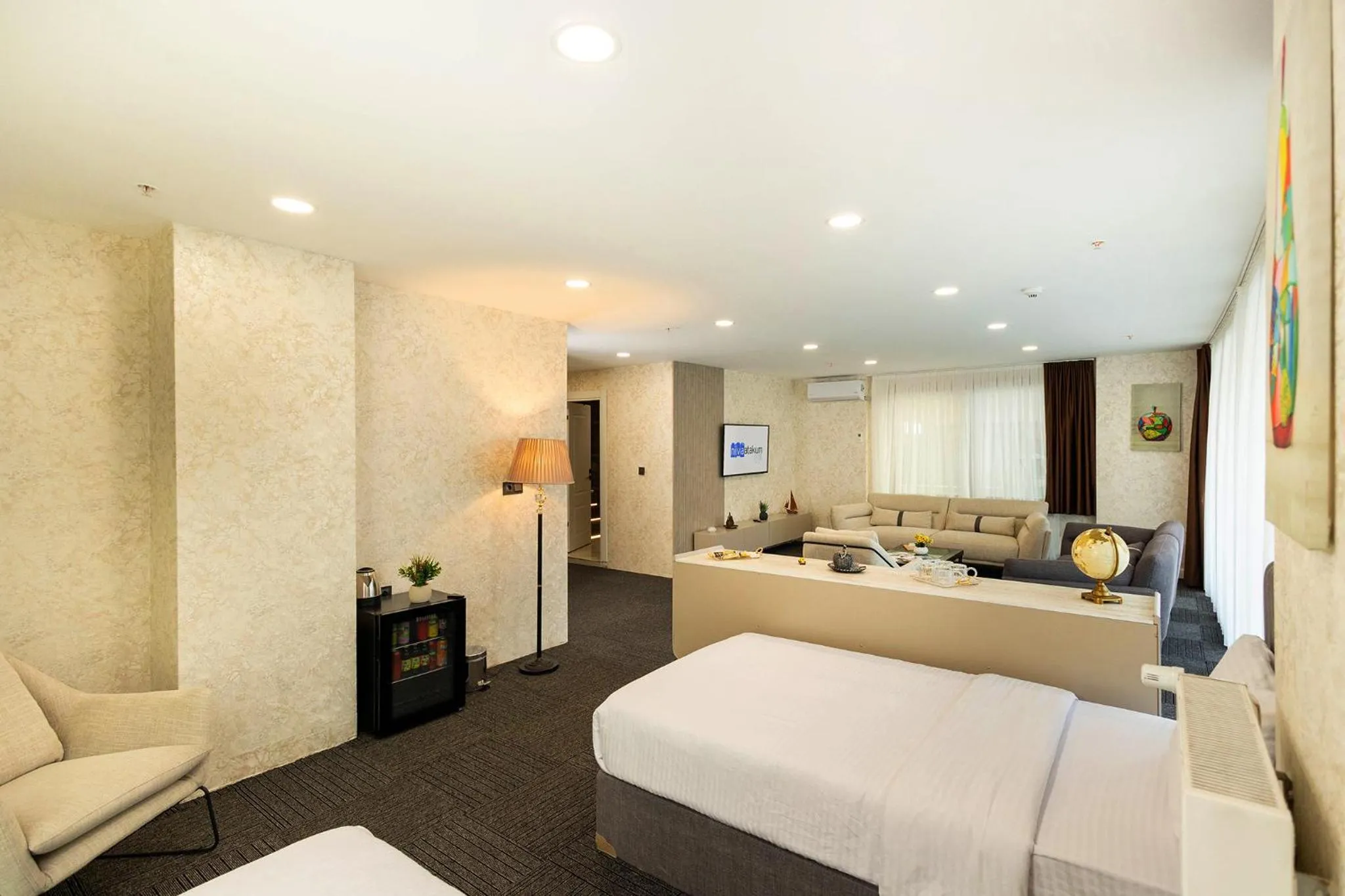 Bed in Niva Atakum Otel