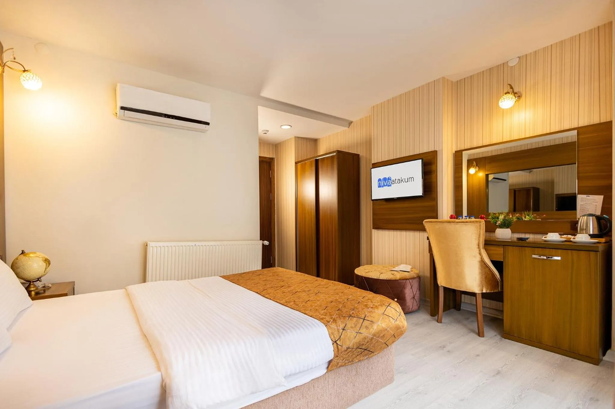 Bed in Niva Atakum Otel