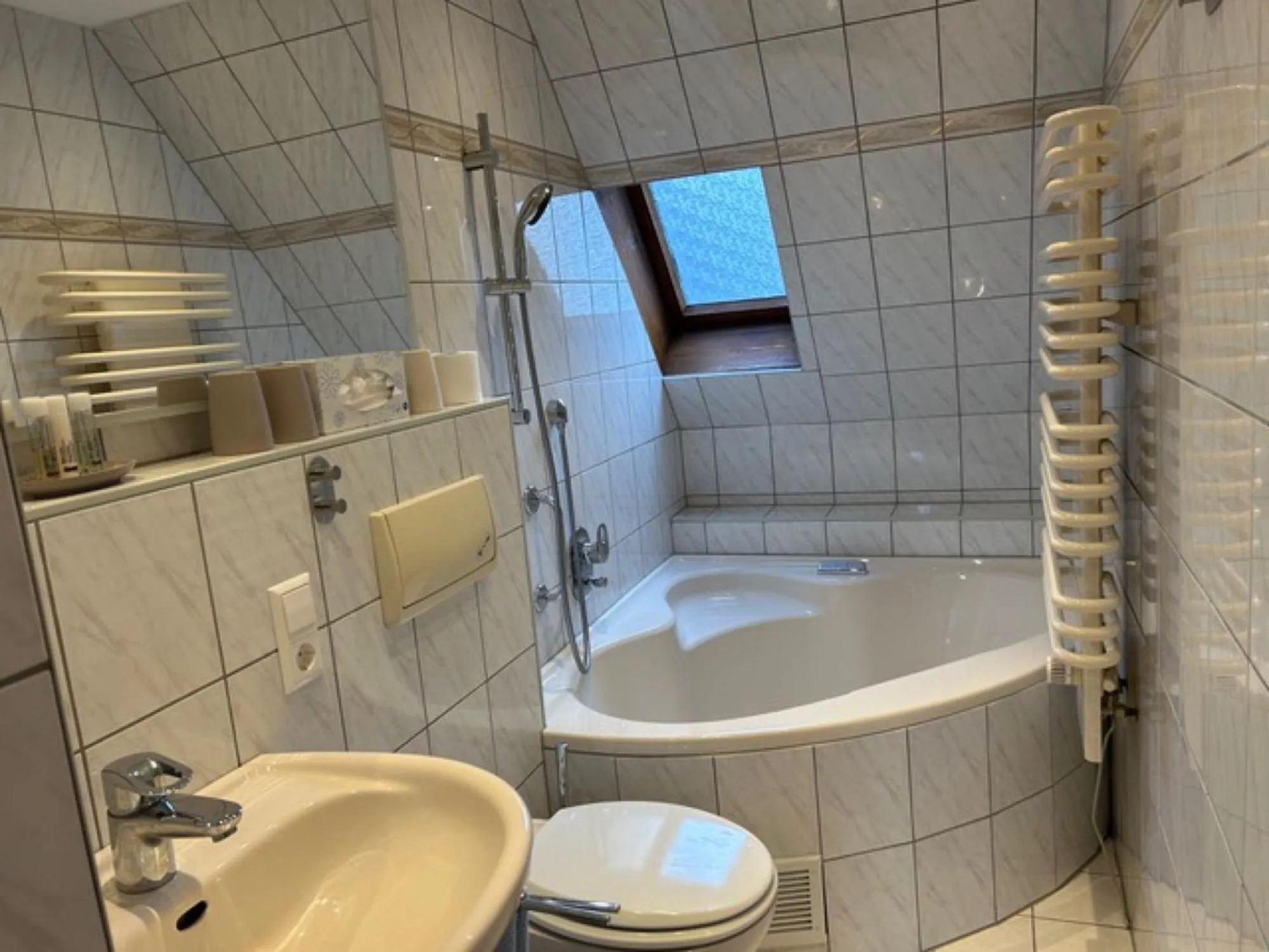 Bathroom in Ferienhaus Waldeck