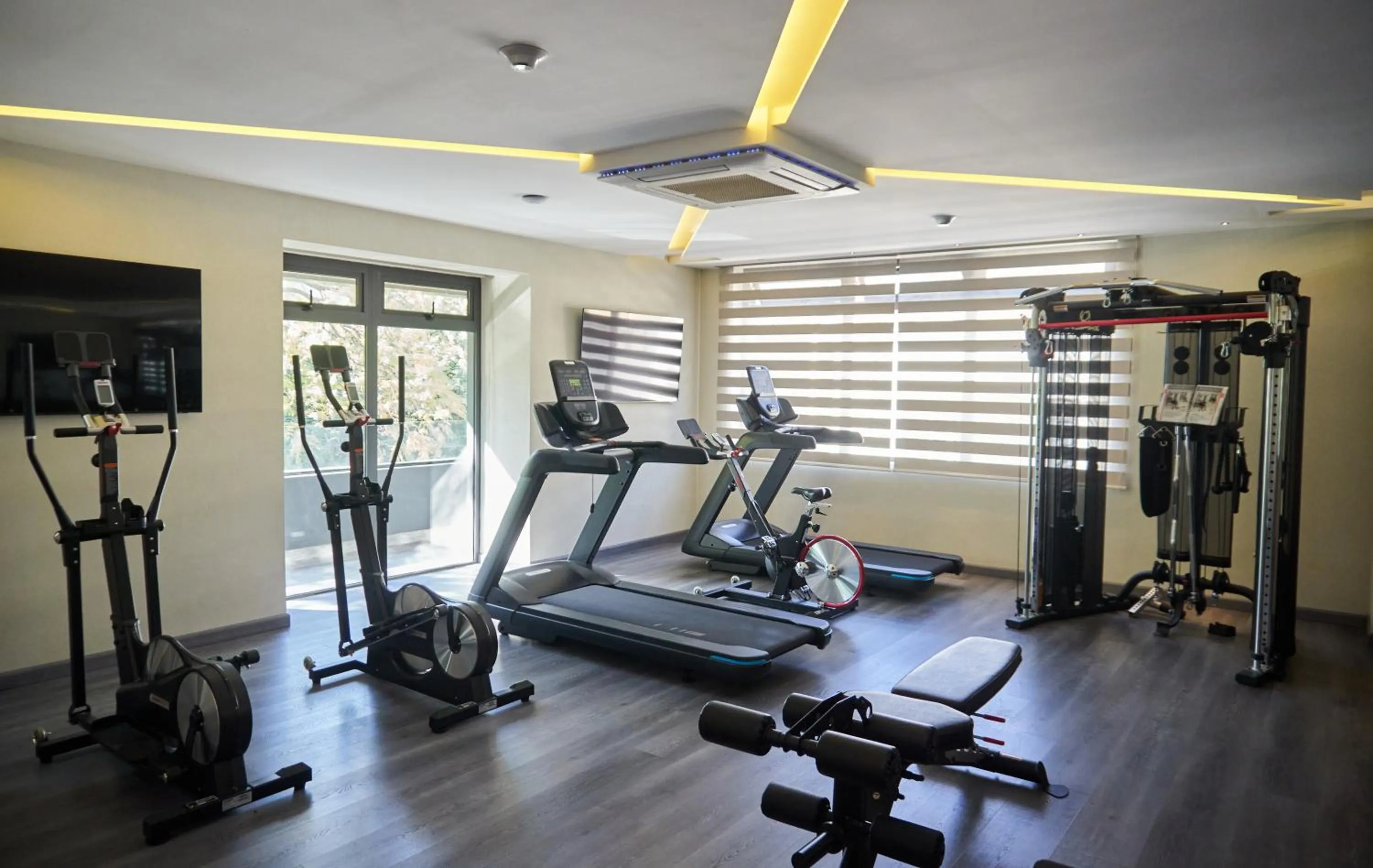 Fitness centre/facilities in Hotel Antré Chapultepec
