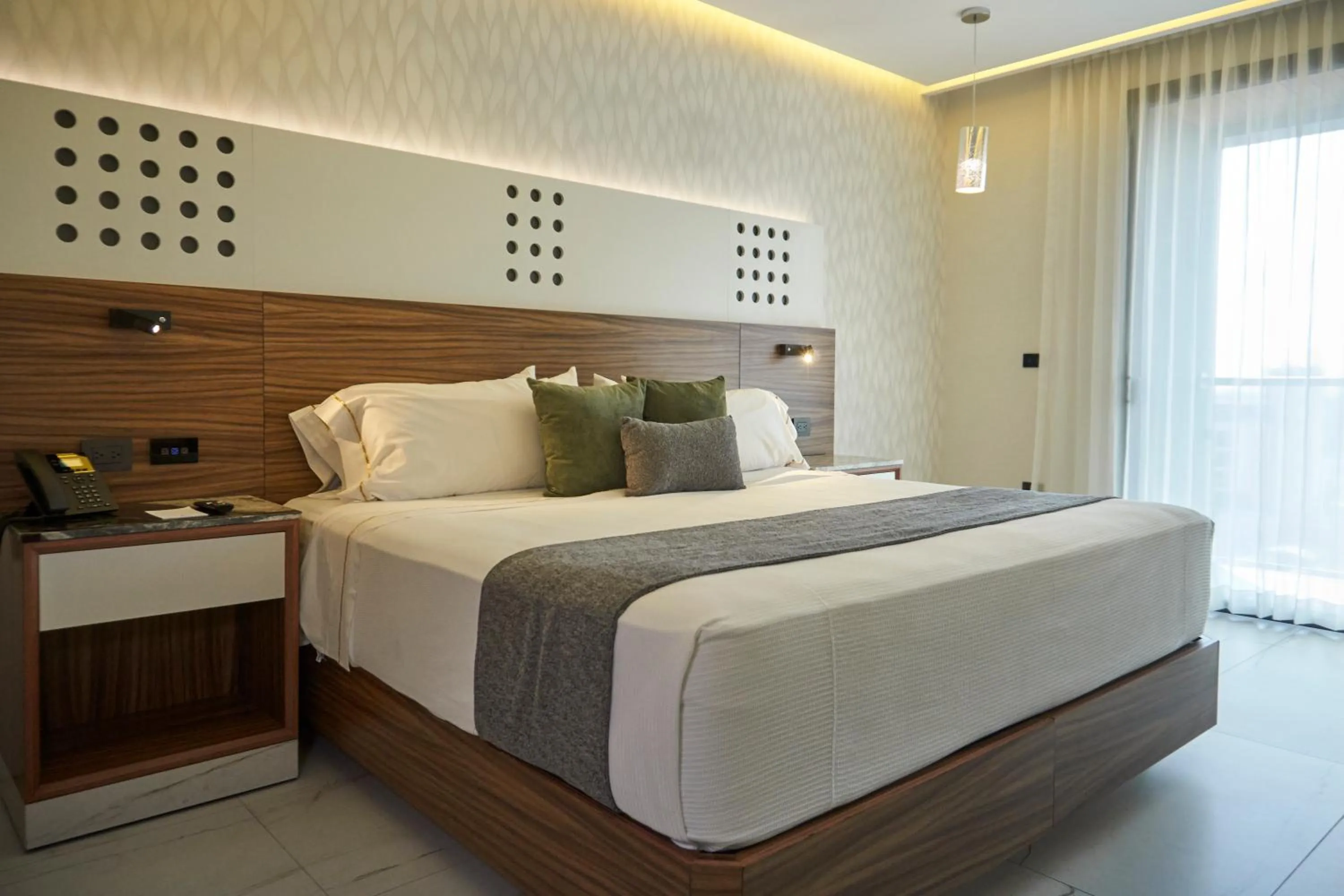 Bed in Hotel Antré Chapultepec