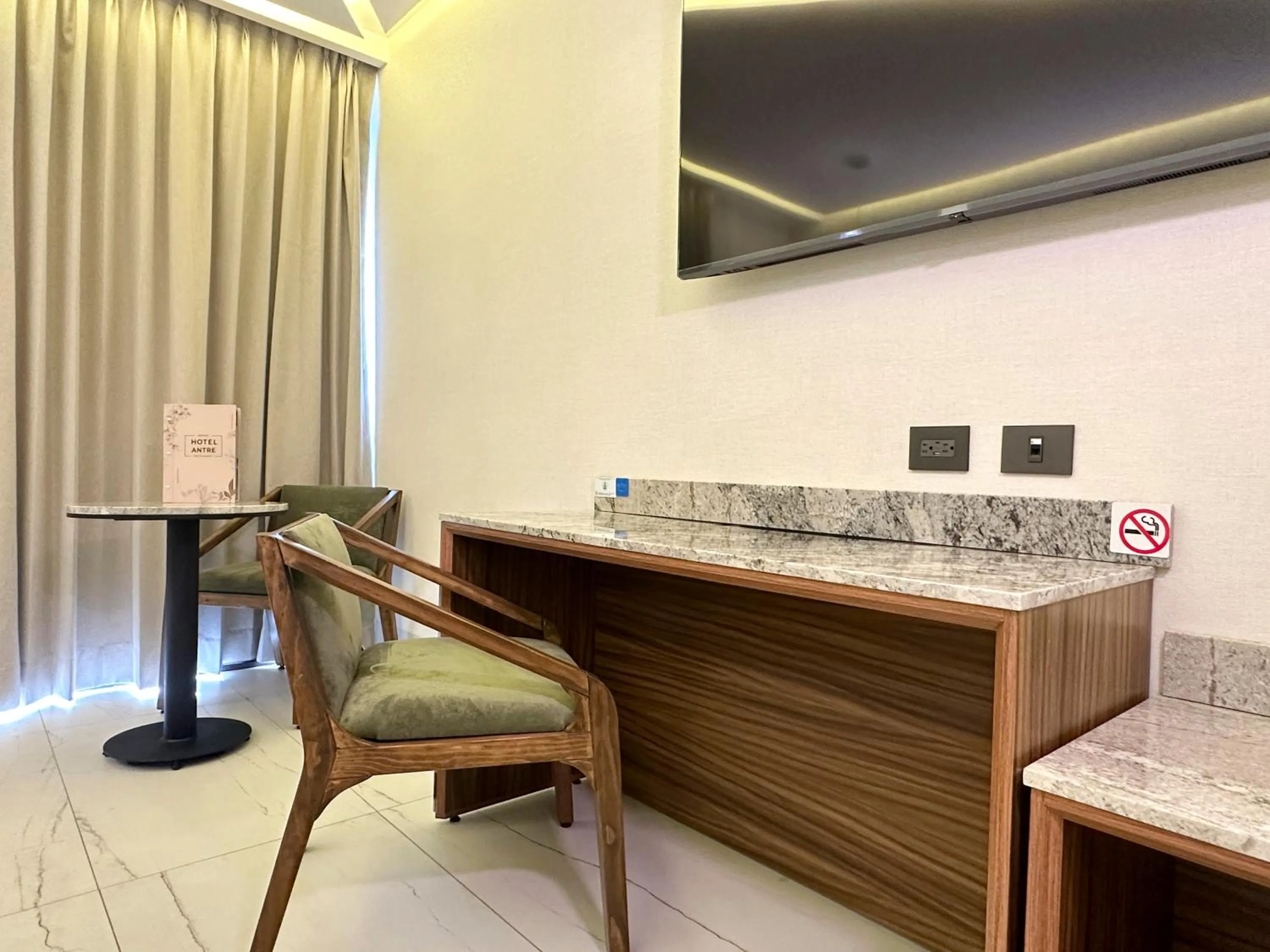 Seating area in Hotel Antré Chapultepec