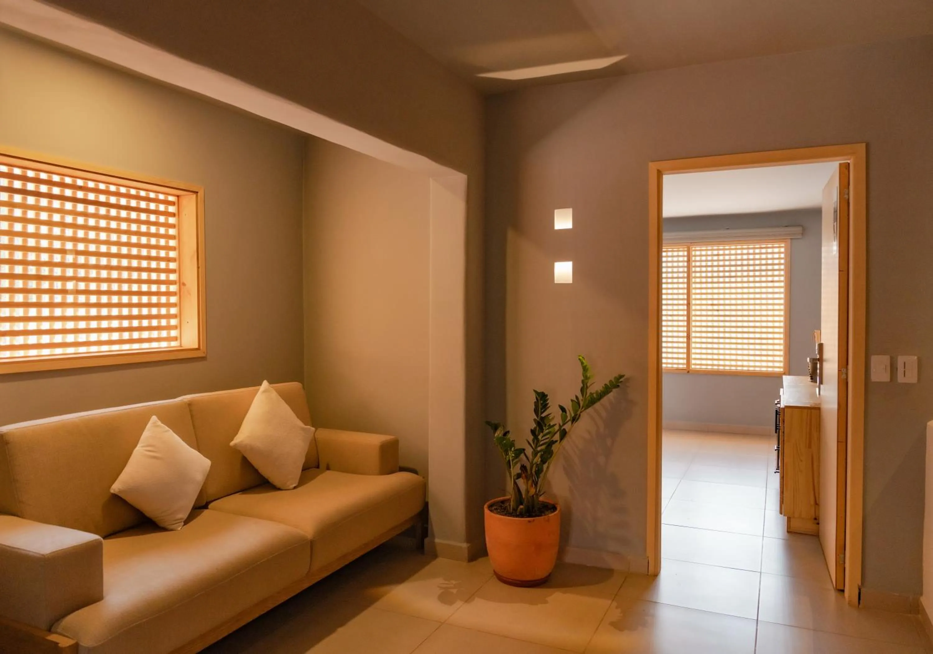 Seating area in Leviu by Bernalo Hotels