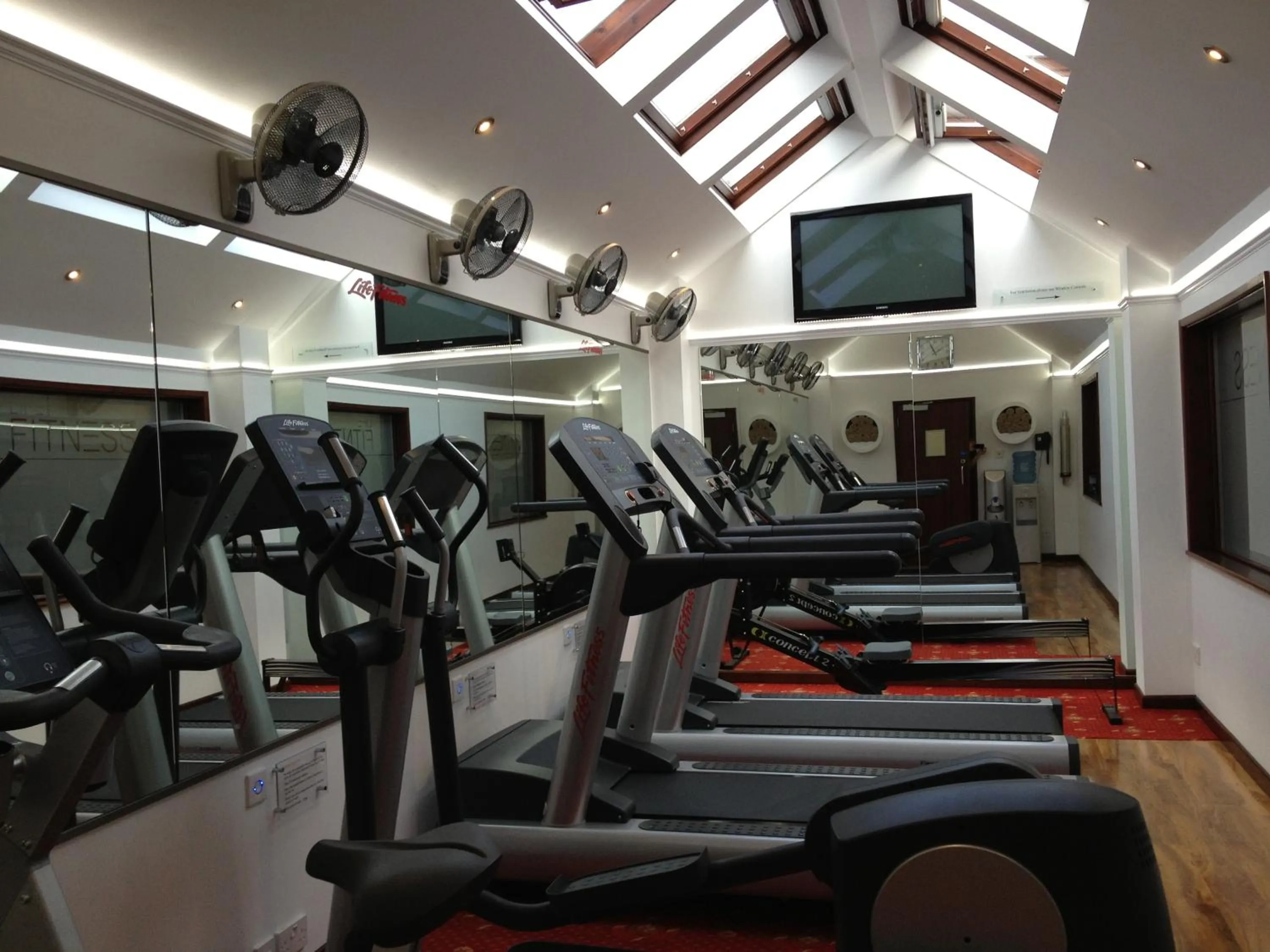 Fitness centre/facilities in Hollies Hotel