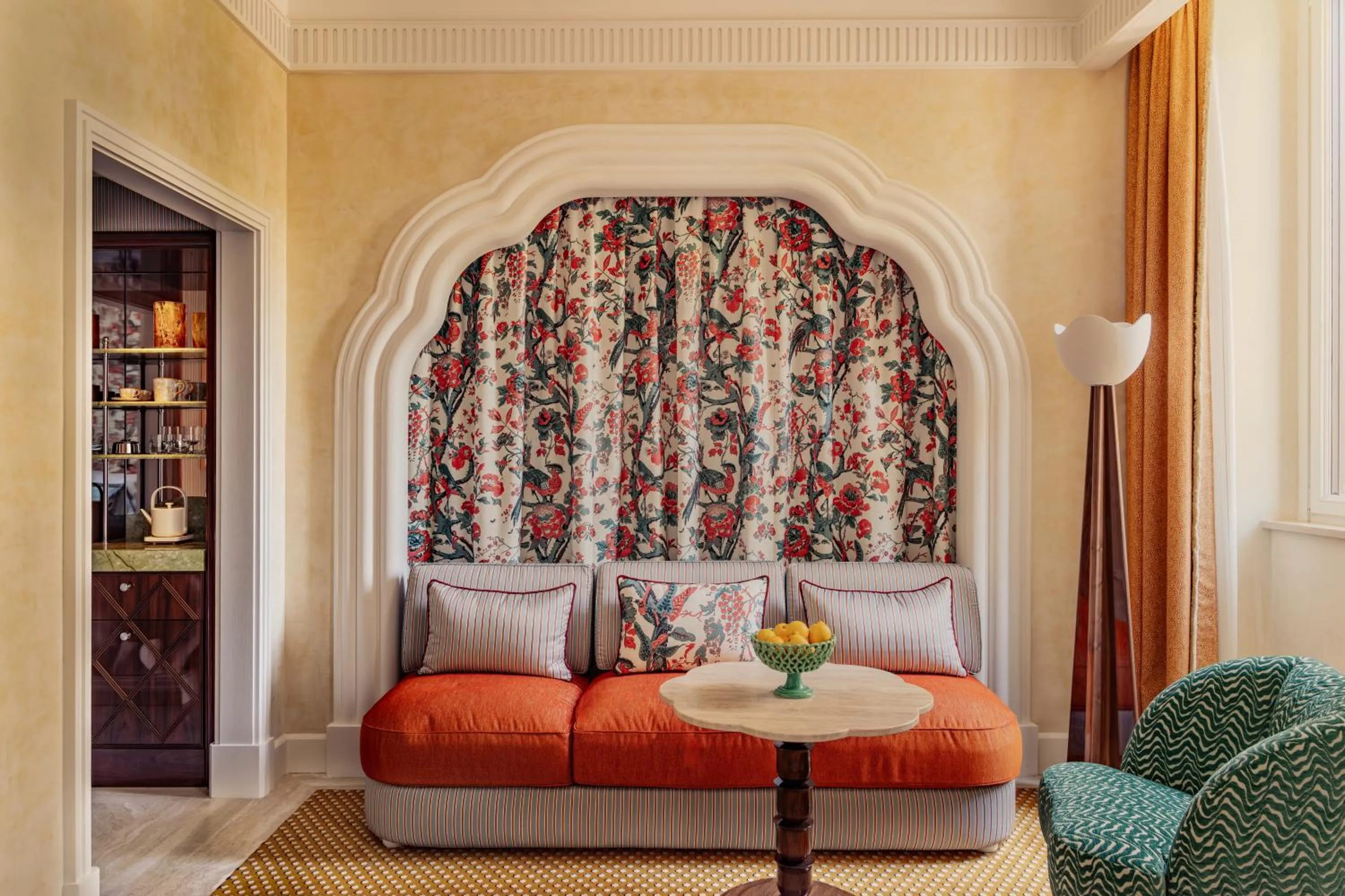 Seating area in Casa Monti Roma