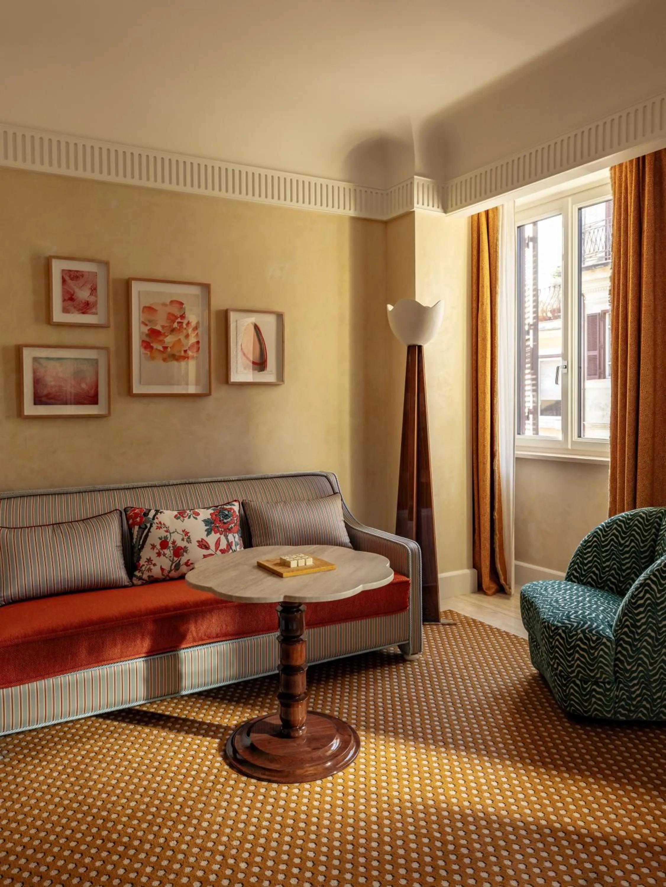 Living room in Casa Monti Roma