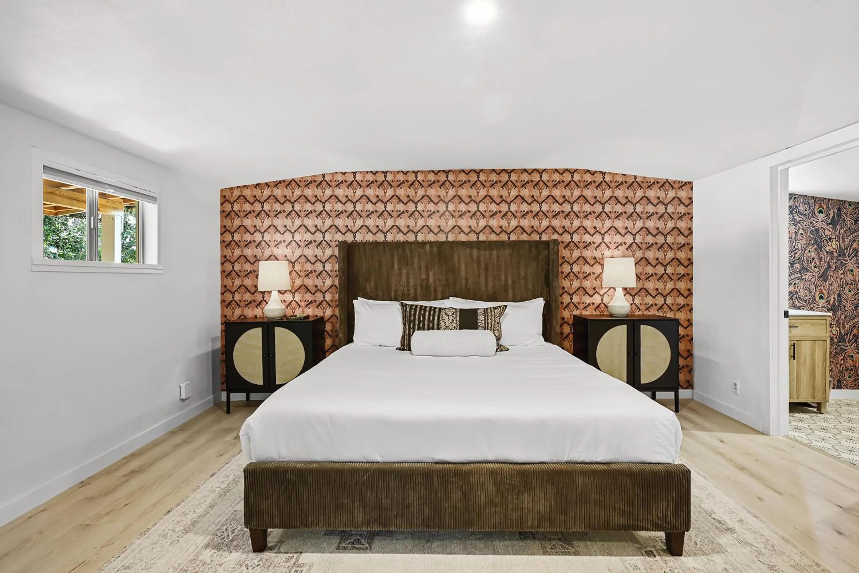 Bed in Melrose River Club Resort