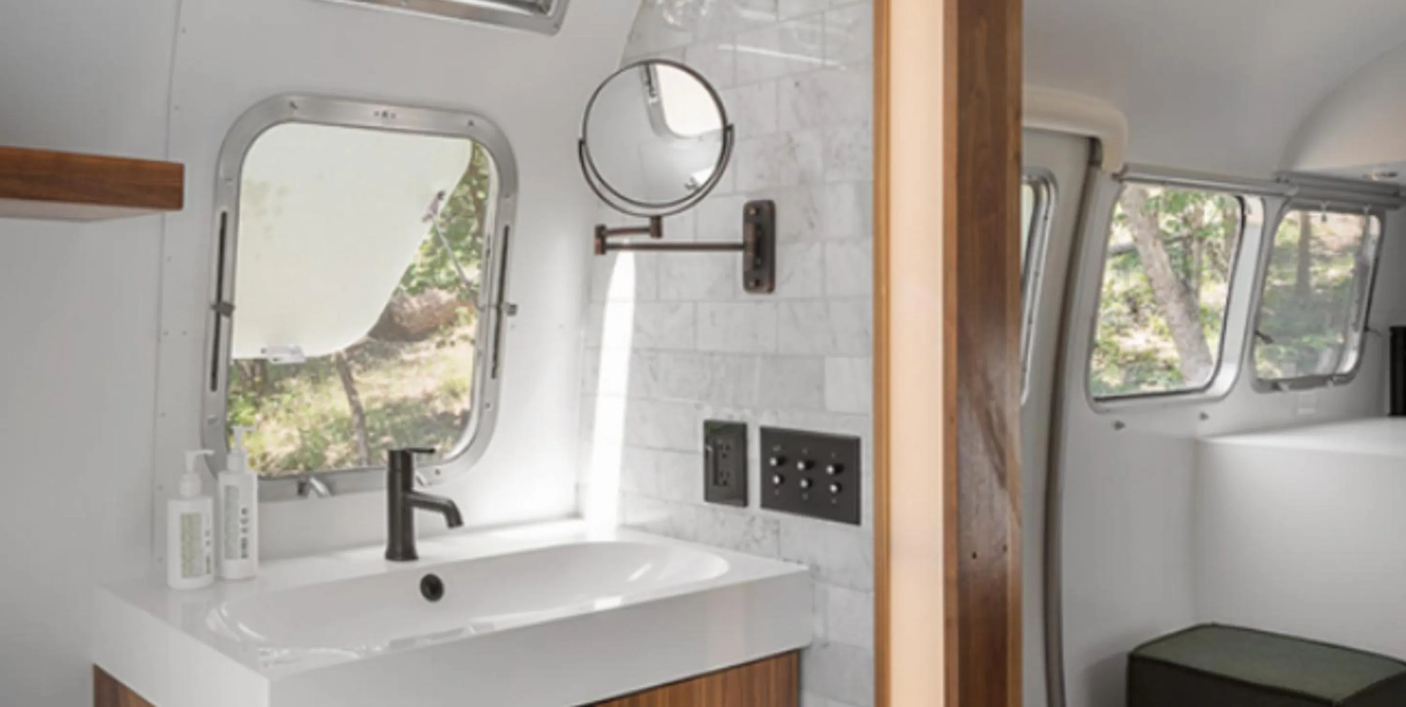 Bathroom in AutoCamp Sequoia