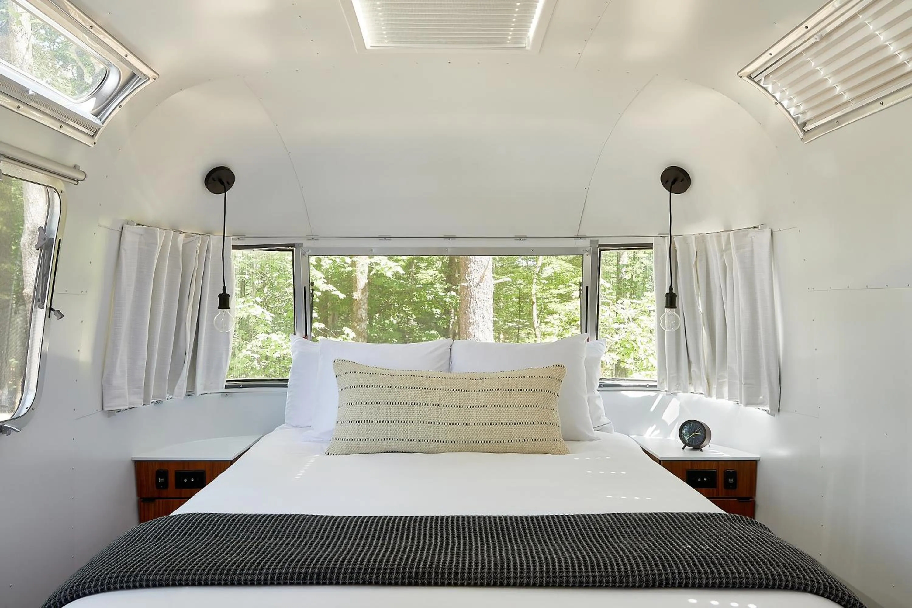 Bed in AutoCamp Sequoia