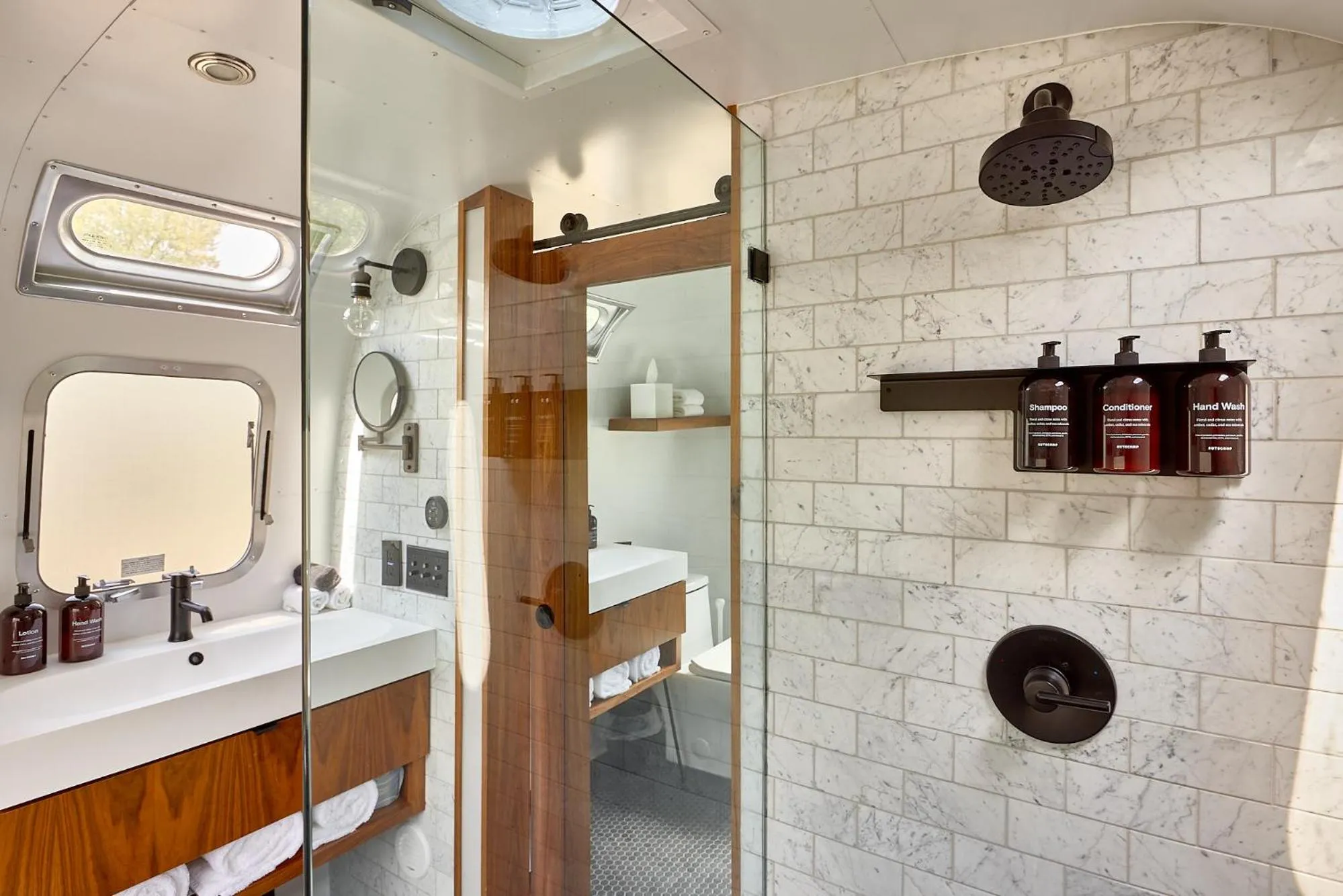 Shower in AutoCamp Sequoia