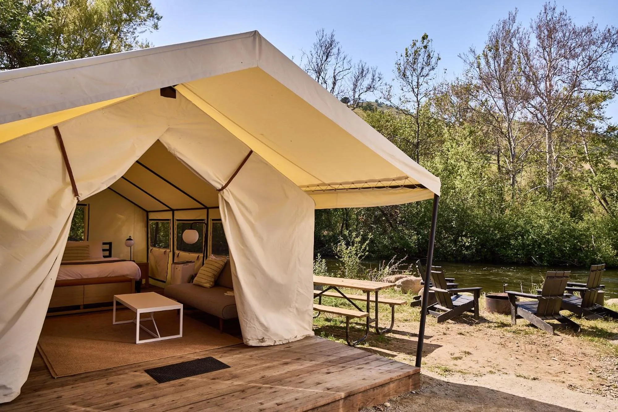 View (from property/room) in AutoCamp Sequoia