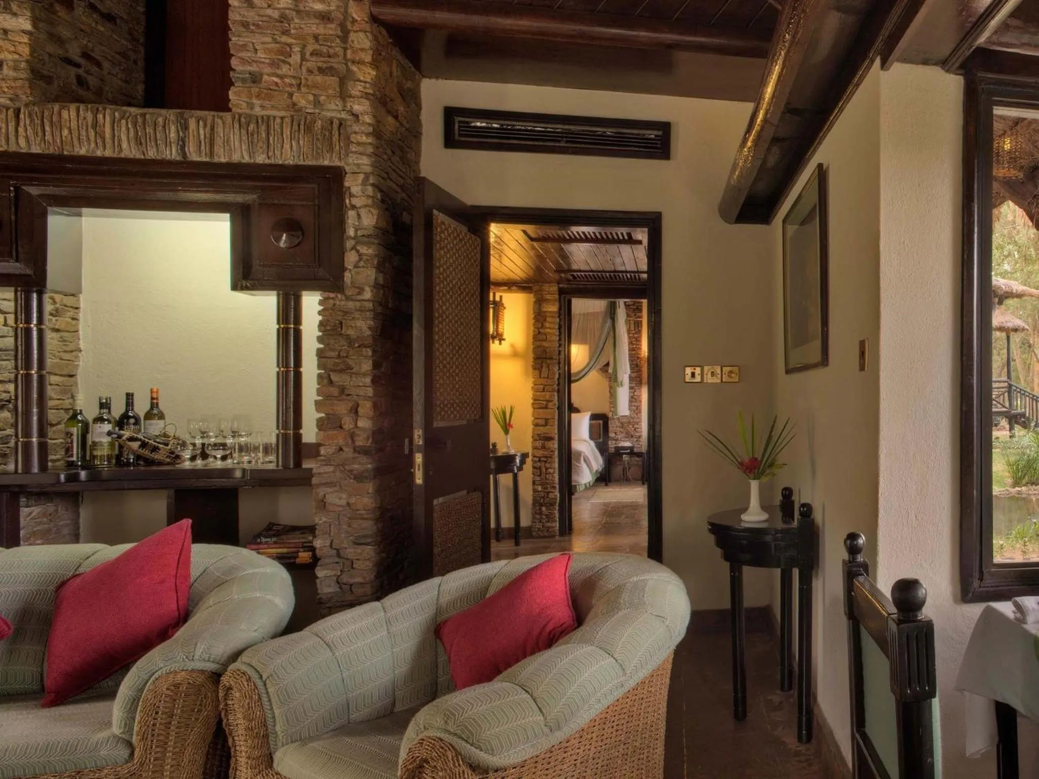 Living room in Sarova Shaba Game Lodge