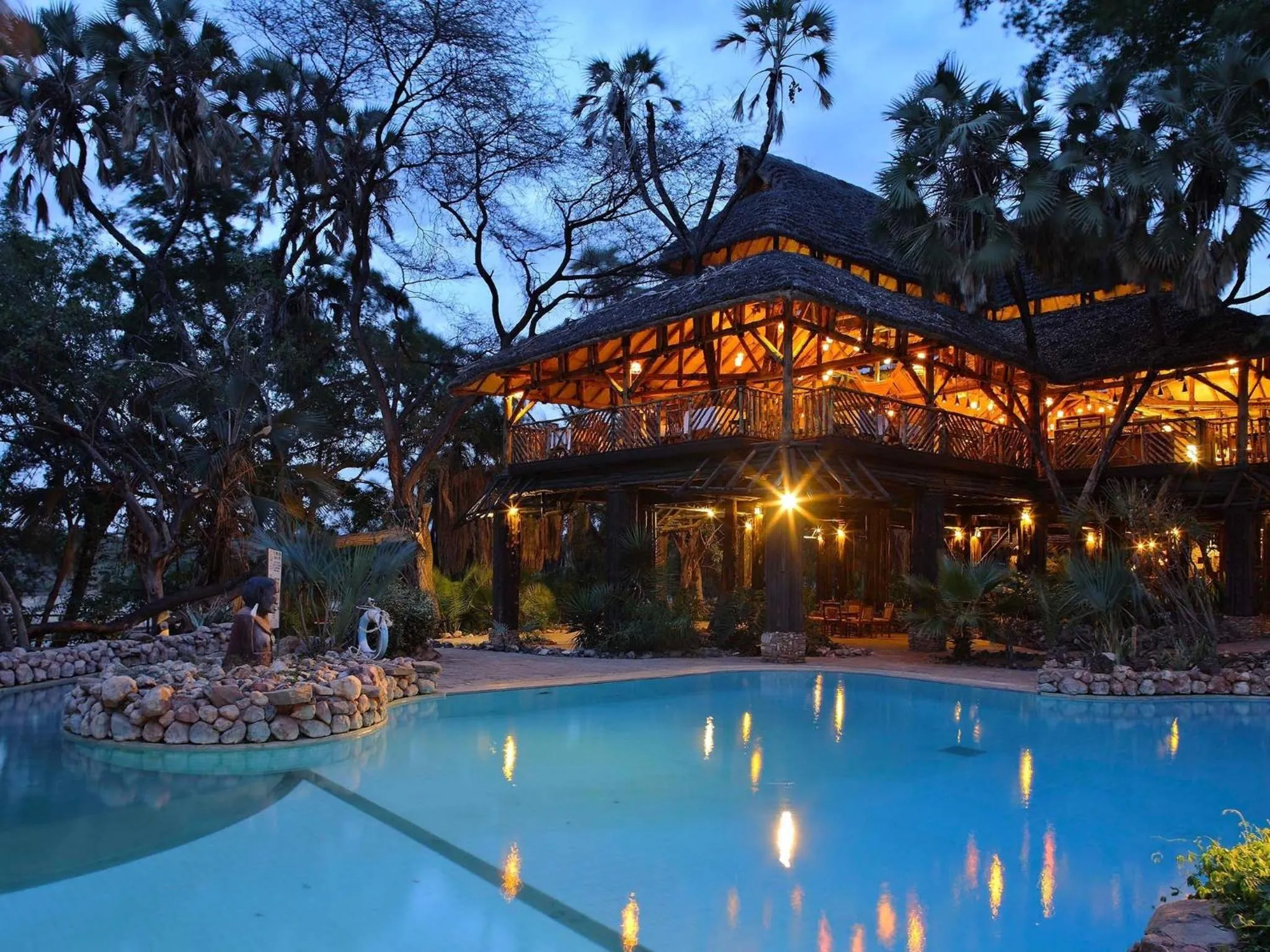 Facade/entrance in Sarova Shaba Game Lodge