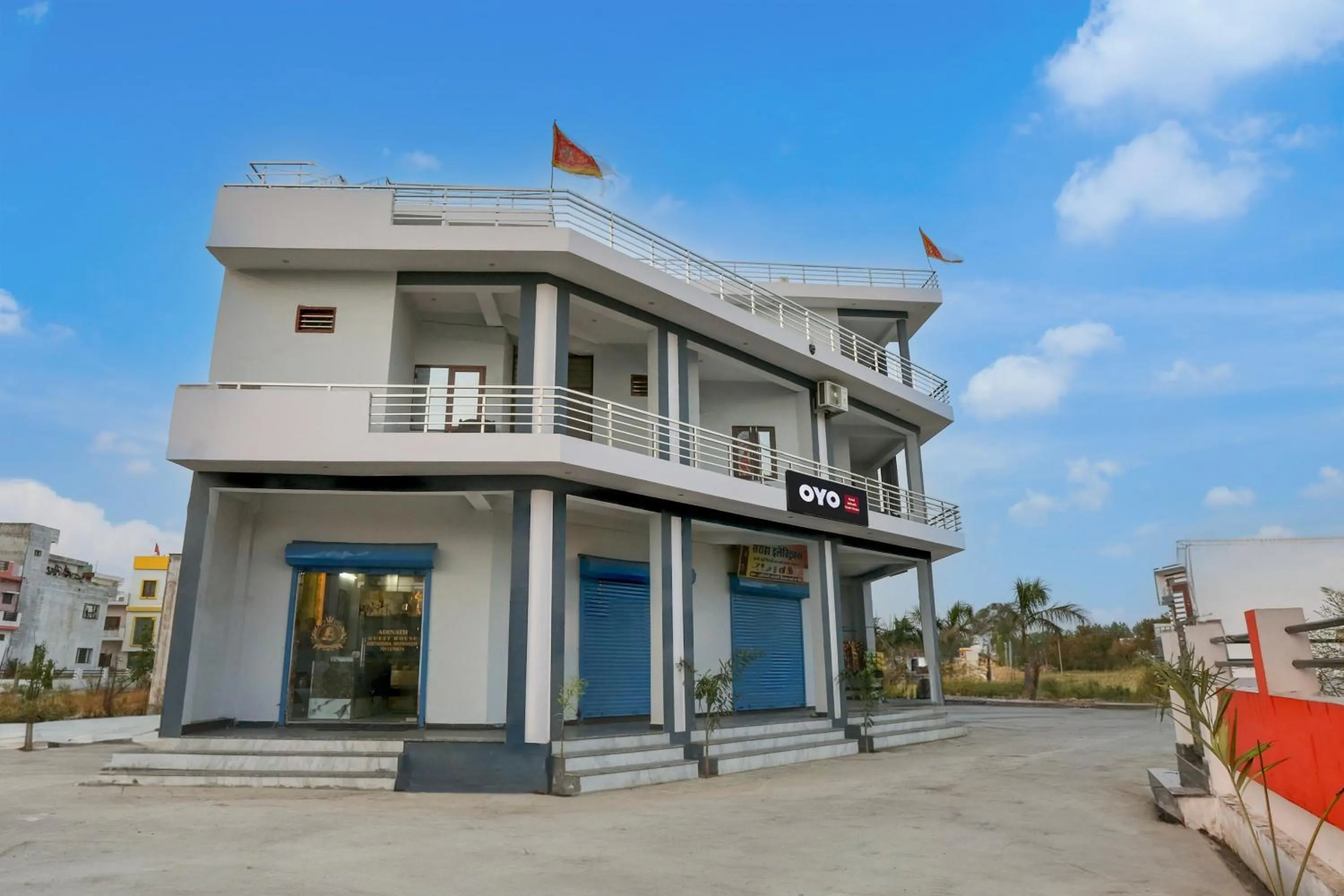 Facade/entrance in Hotel O Adinath Guest House