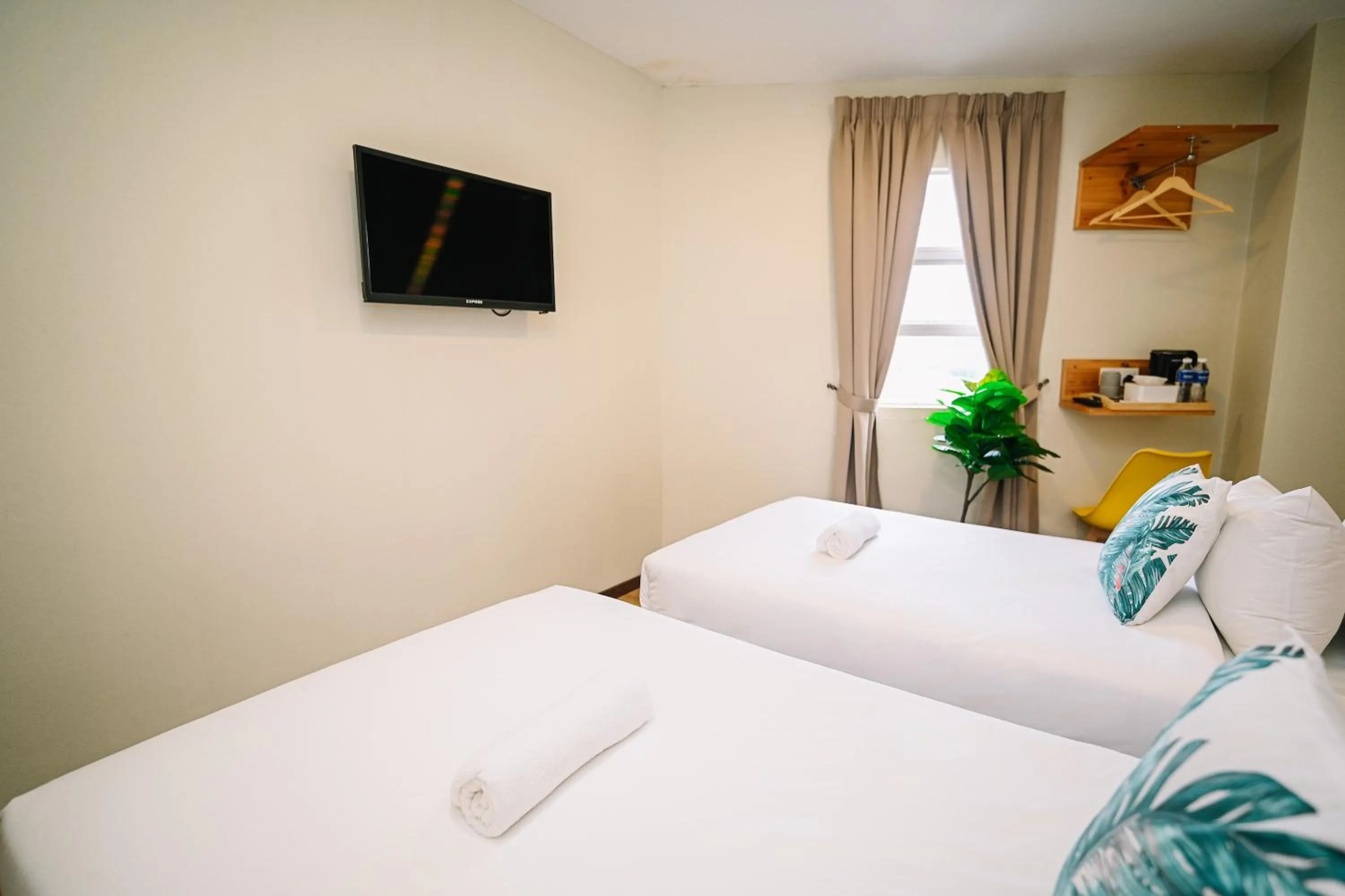 Bed in Swing & Pillows - Apple Hotel Shah Alam