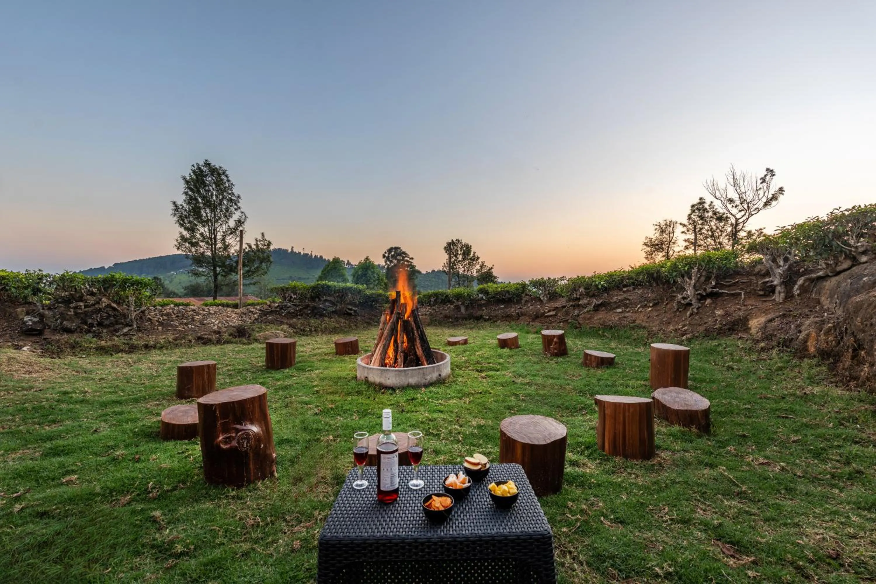 fireplace in Wattle Grove Resort