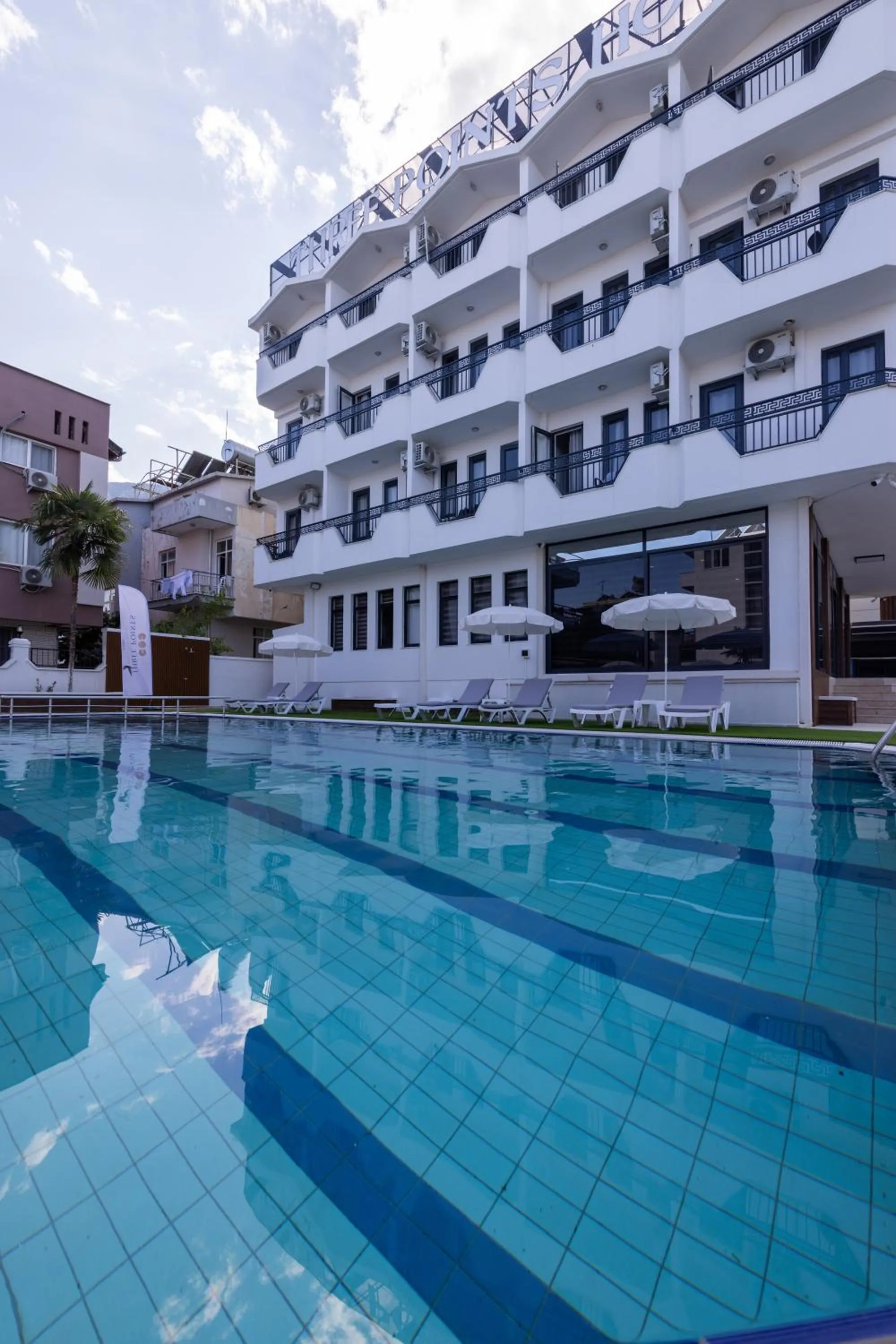 Property building in Three Points Hotel