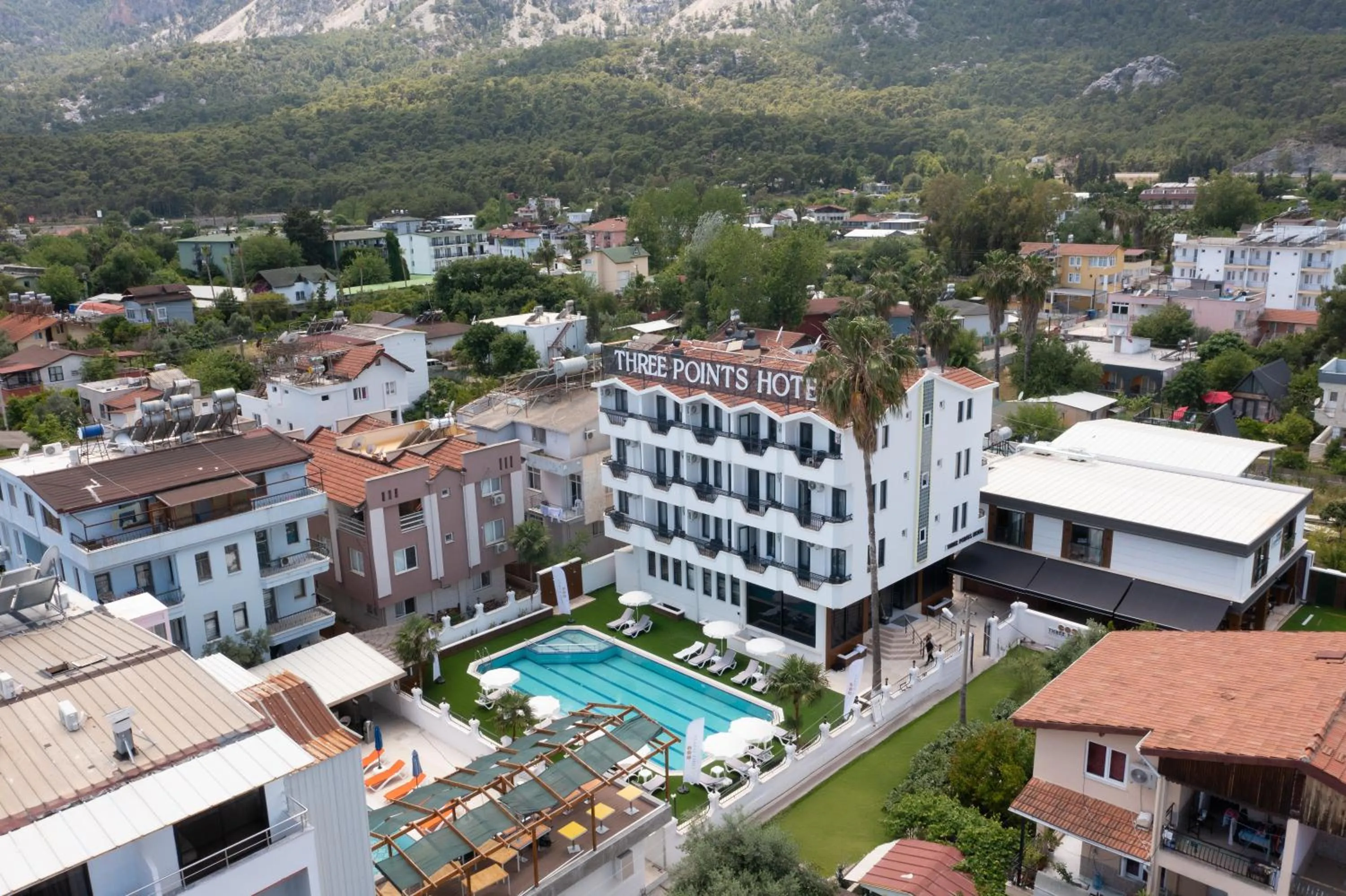 Property building in Three Points Hotel