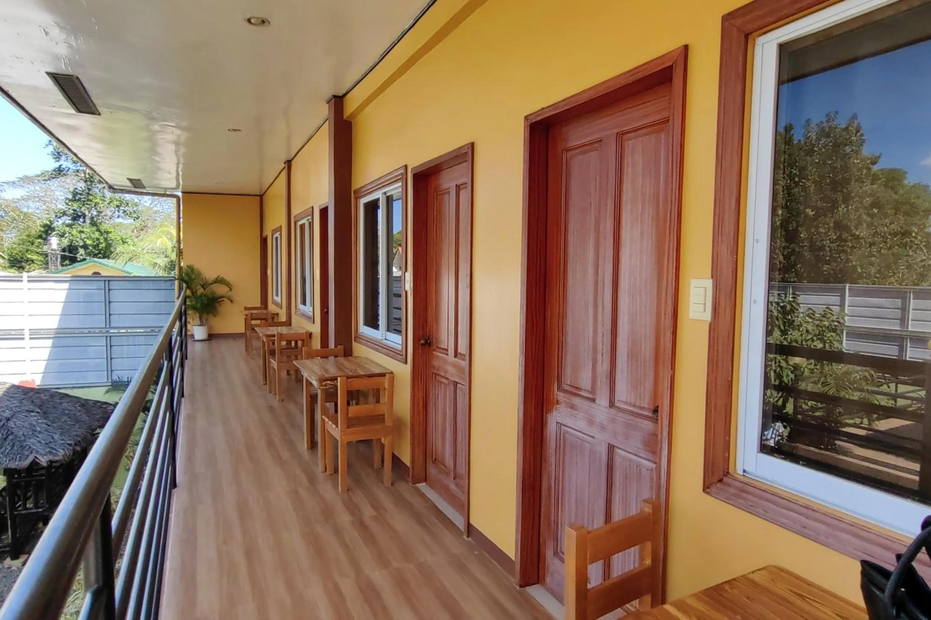 Balcony/Terrace in Summer Wind Pension