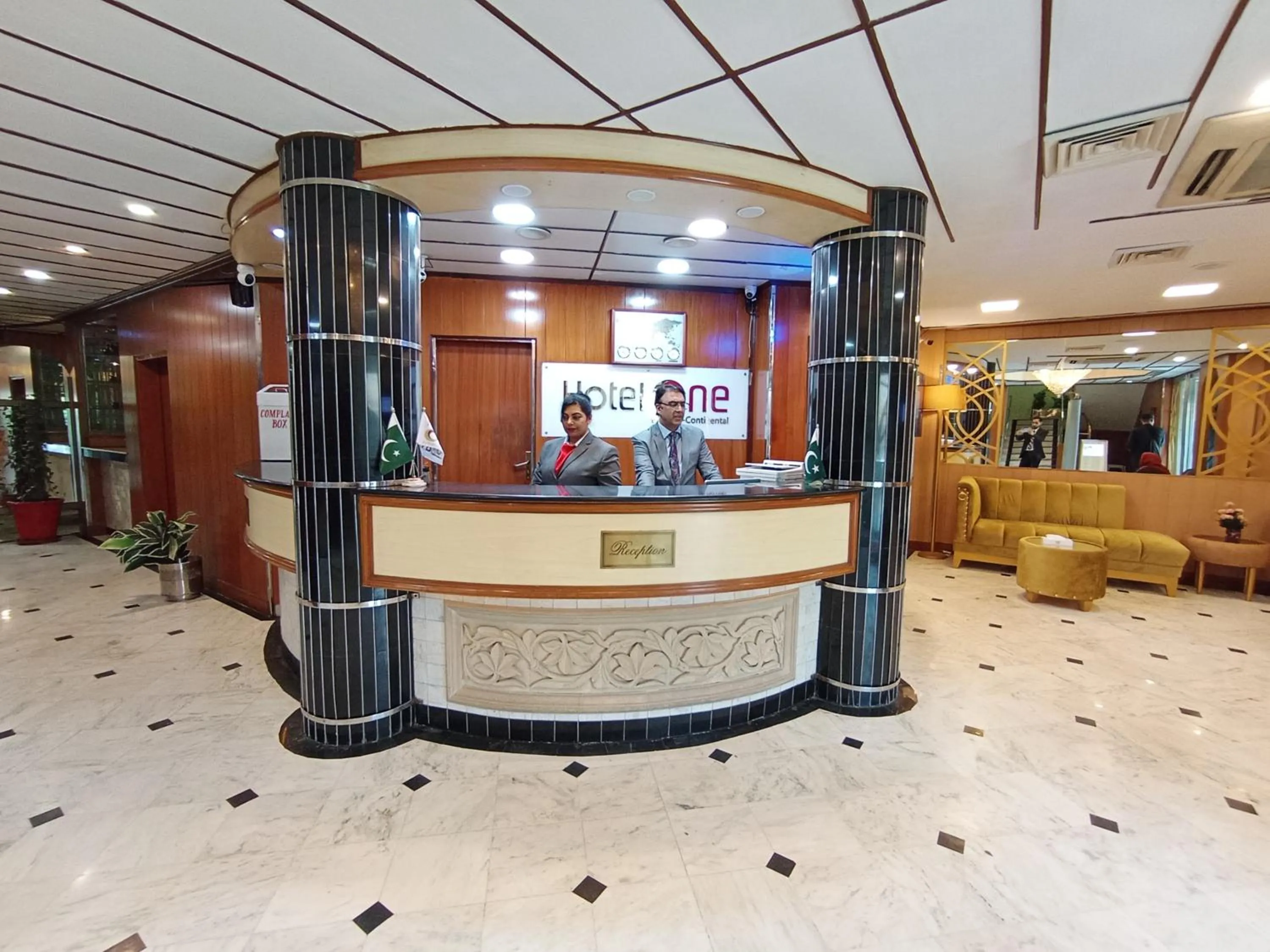 Lobby or reception in Hotel One Karachi