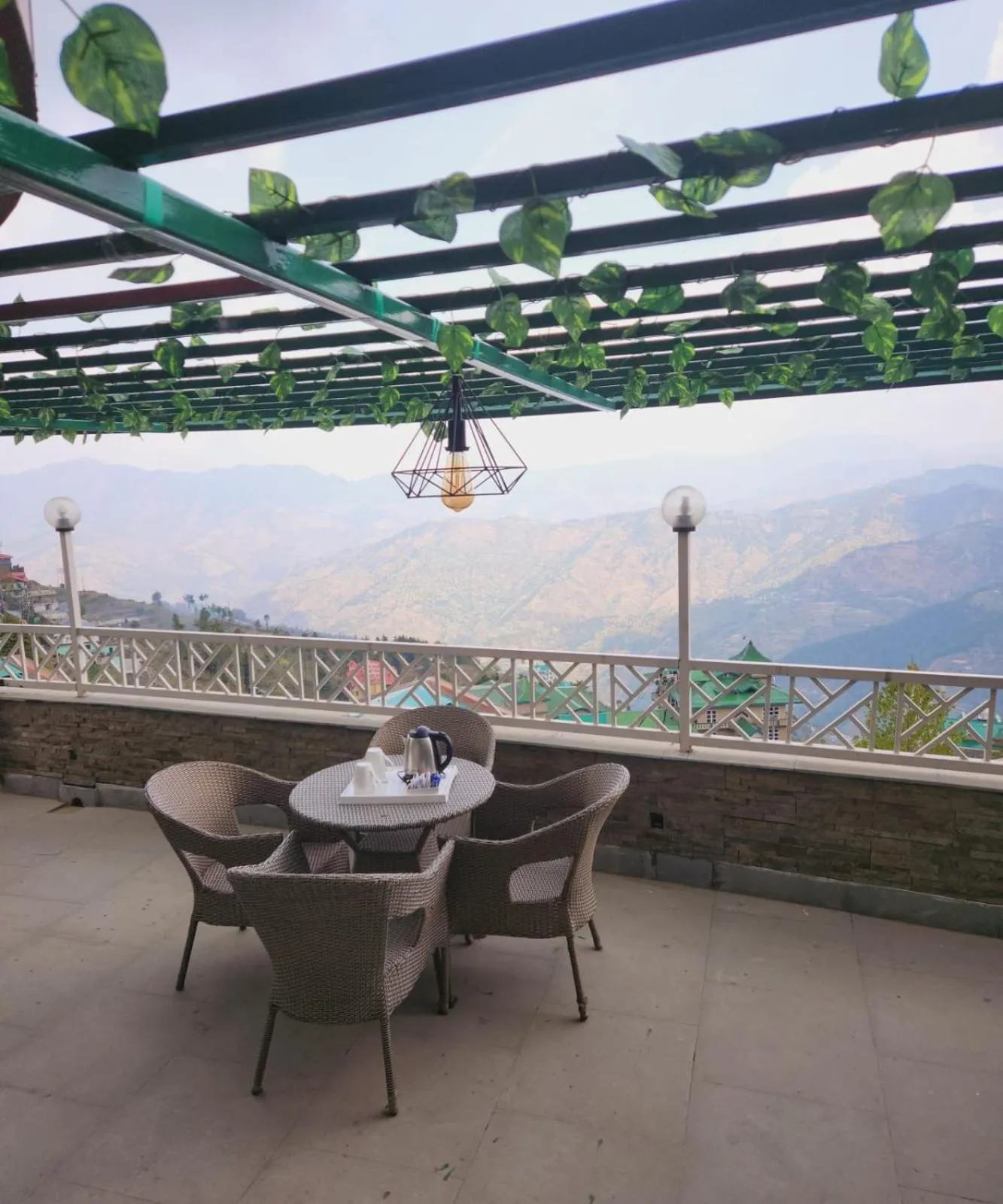 Balcony/Terrace in Galleu Hill Resort, Kufri Himalayan view resort