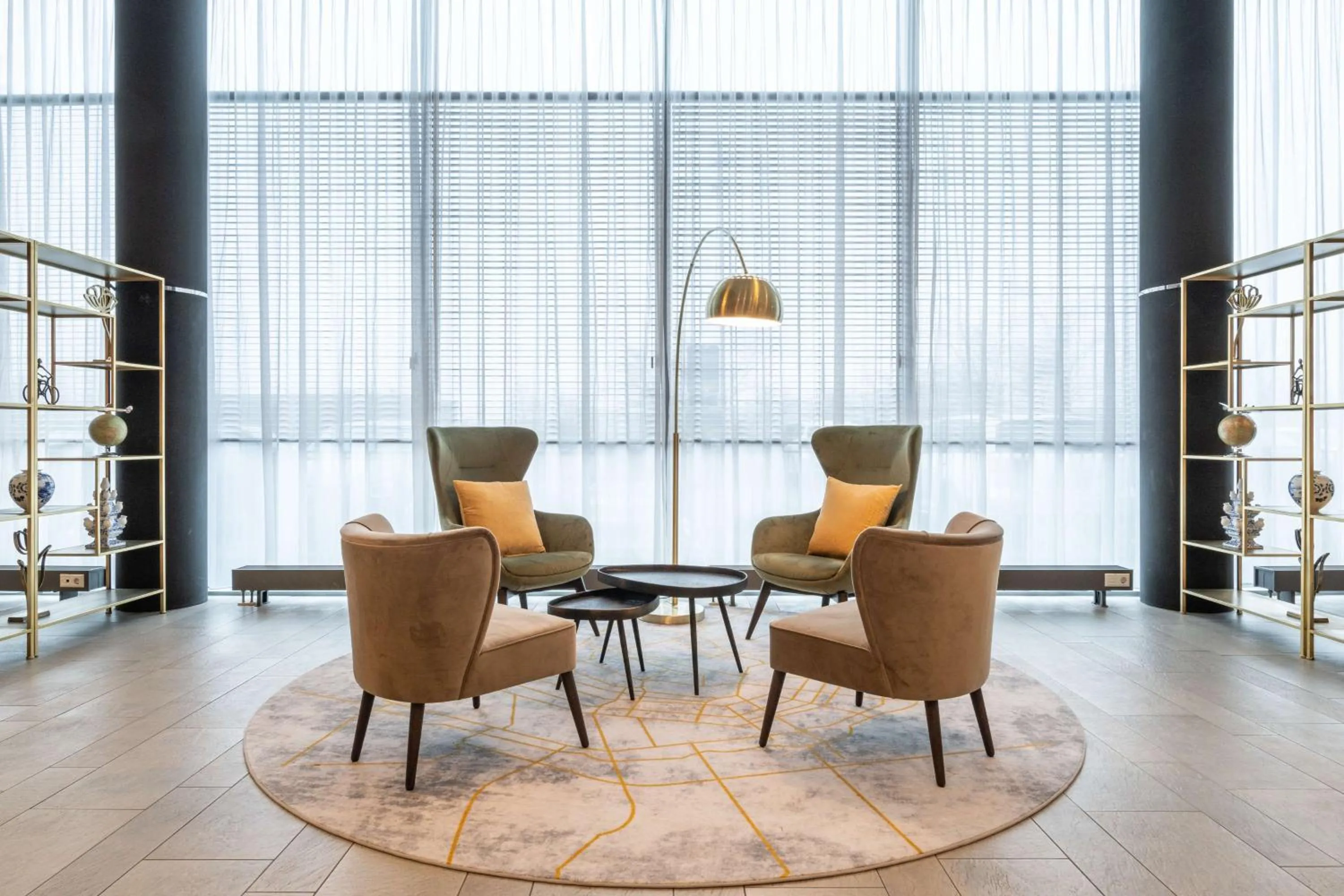 Lobby or reception in Park Plaza Amsterdam Airport