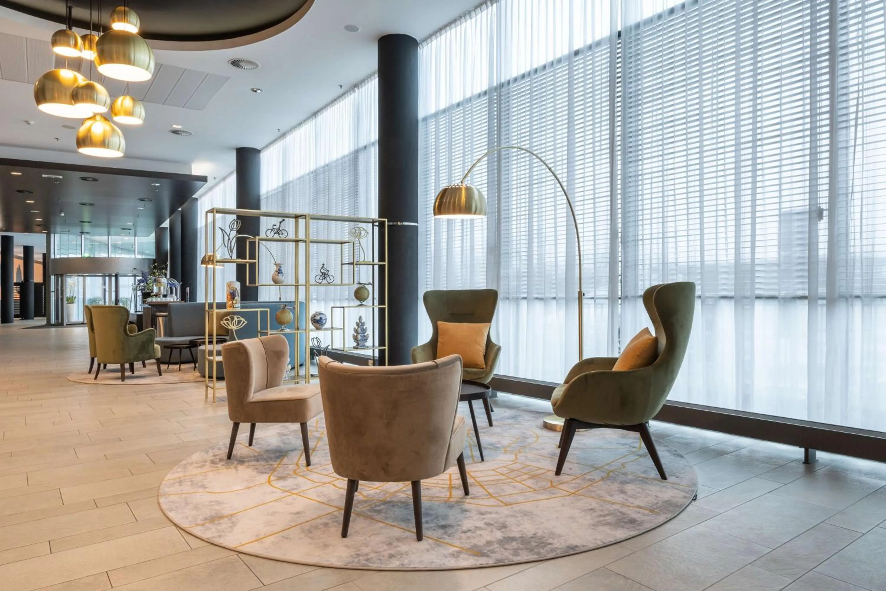 Lobby or reception in Park Plaza Amsterdam Airport