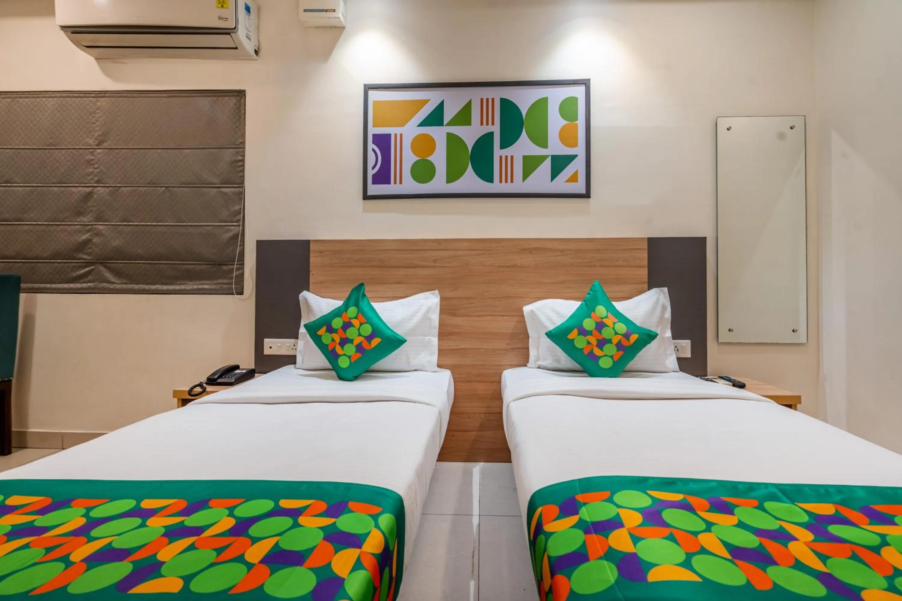 Bedroom, Bed in Treebo Sapphire Bliss