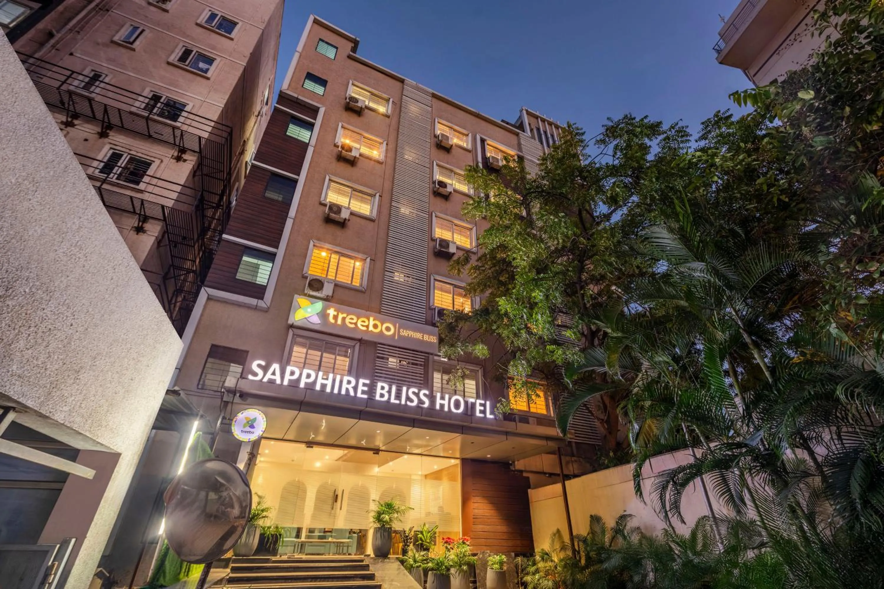 Property building in Treebo Sapphire Bliss