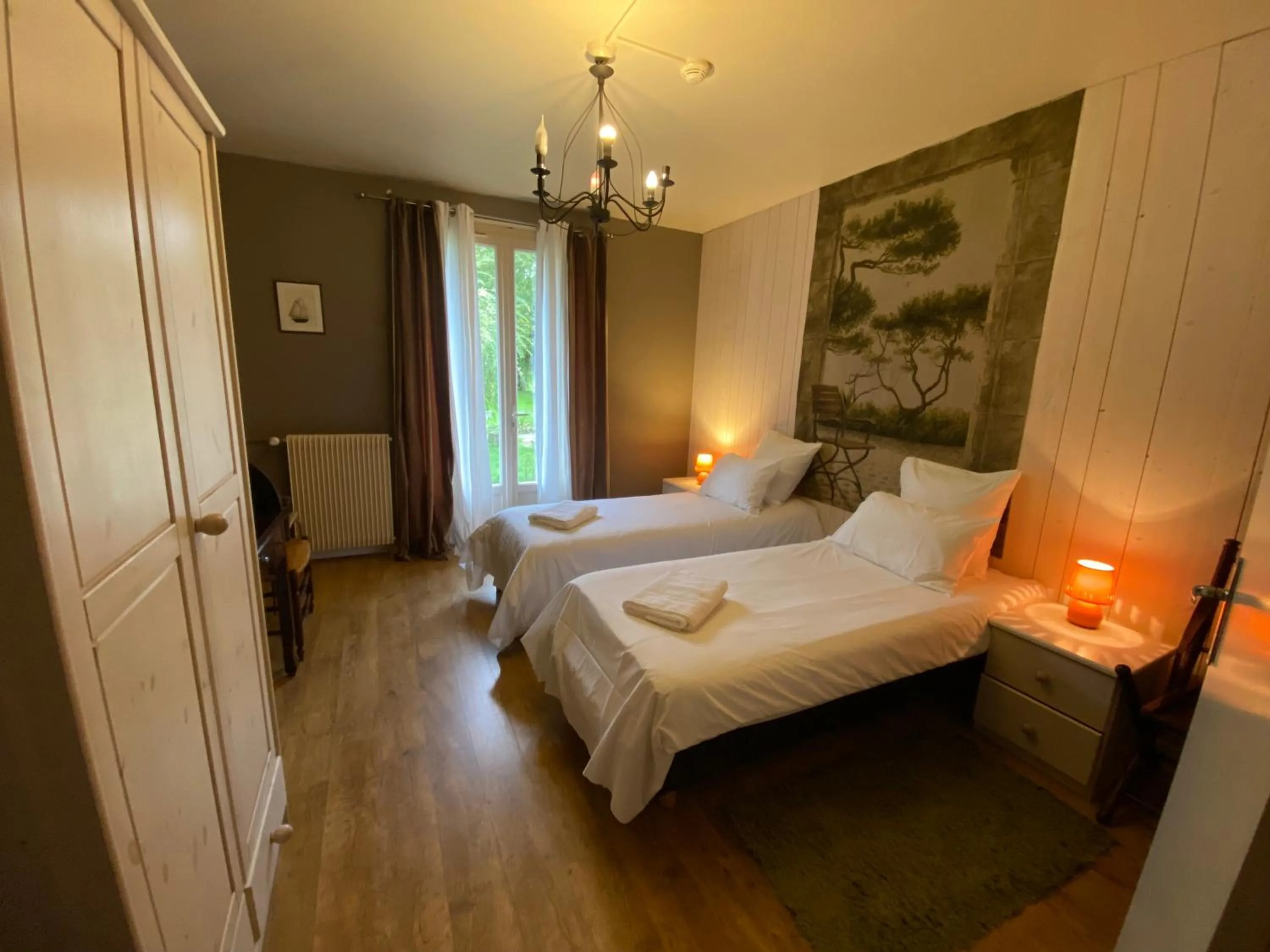 Bed in Hotel Moulin de Villiers