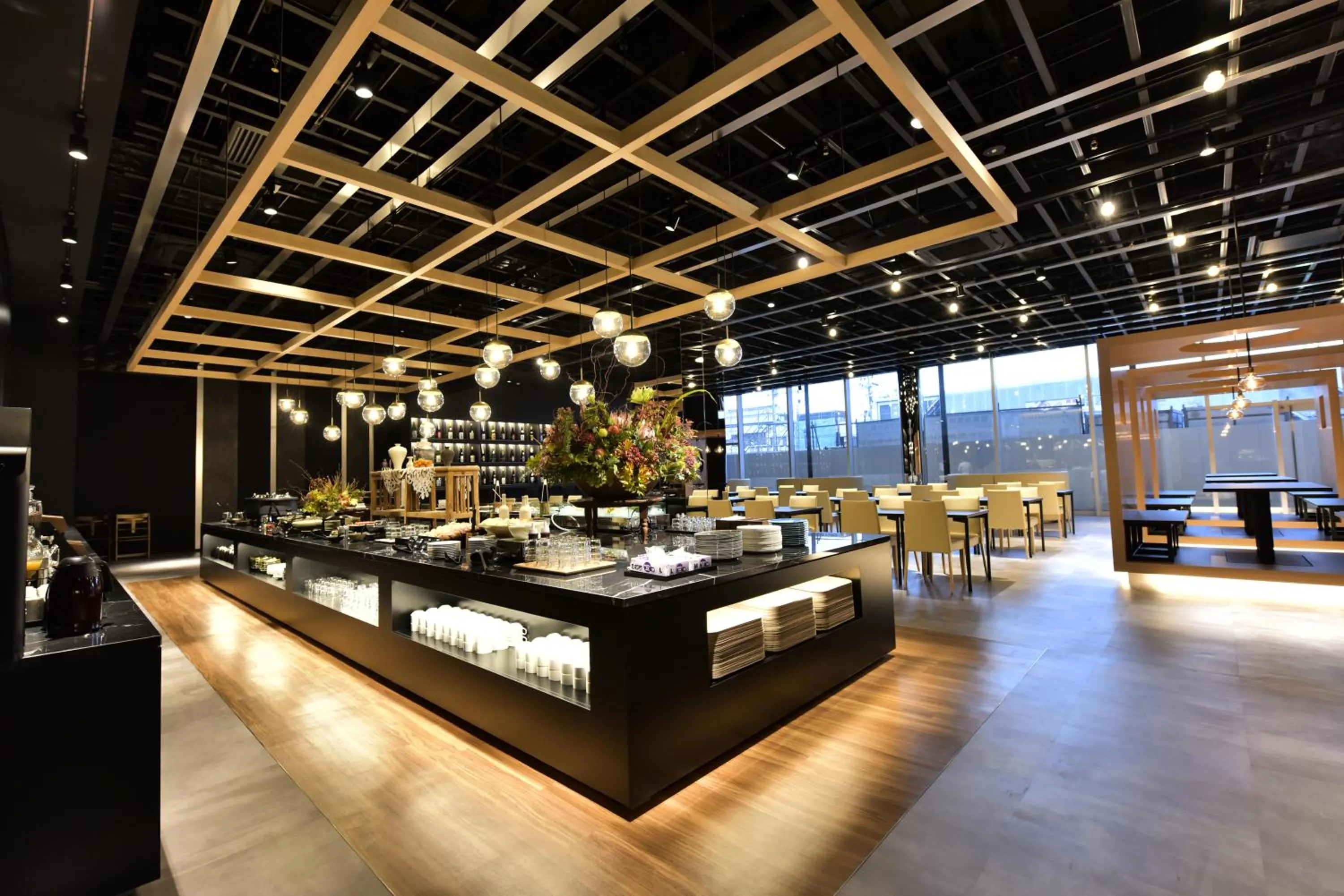 Buffet breakfast in Tsukino HOTEL