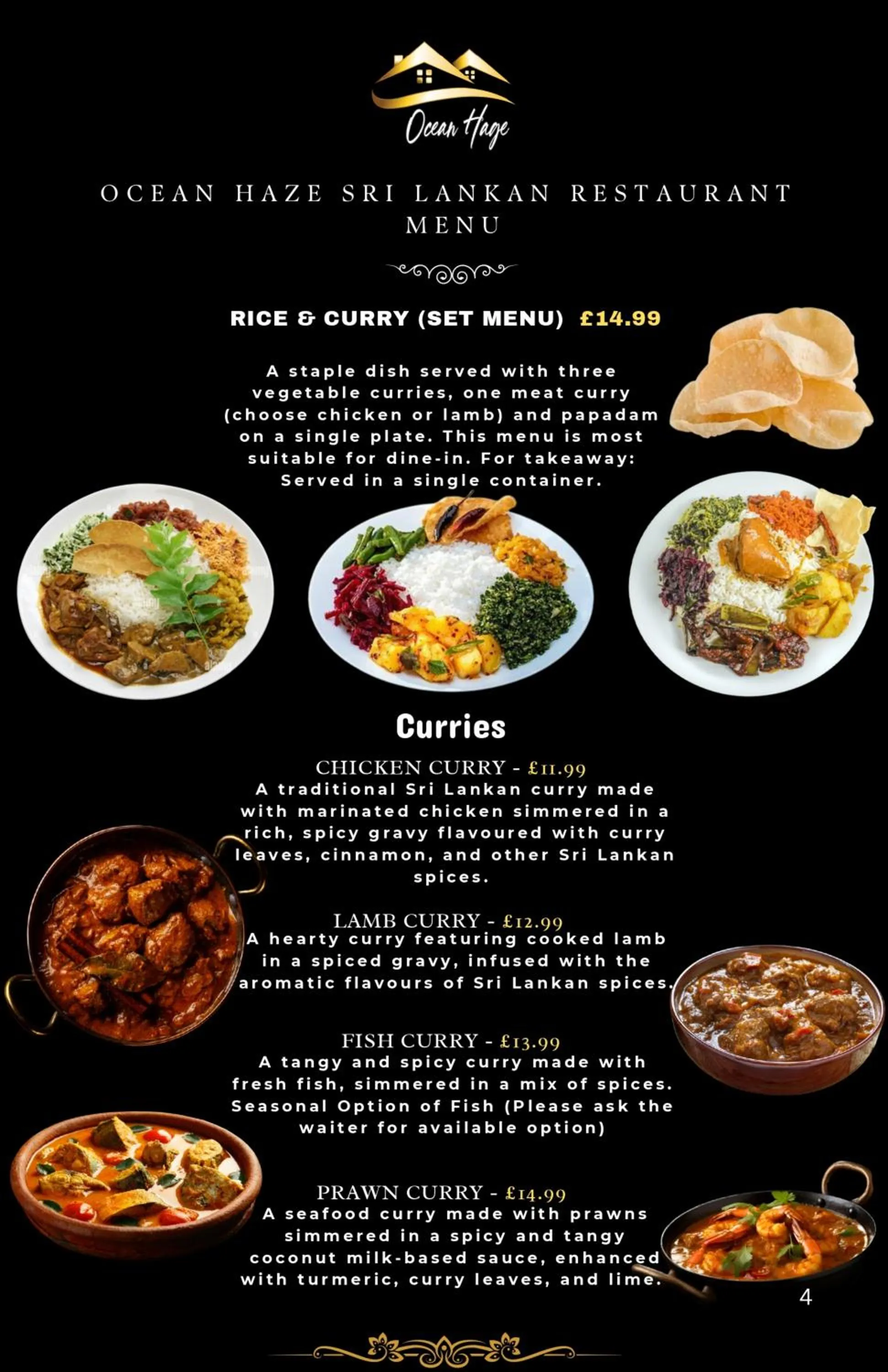 Food in Ocean Haze Hotel