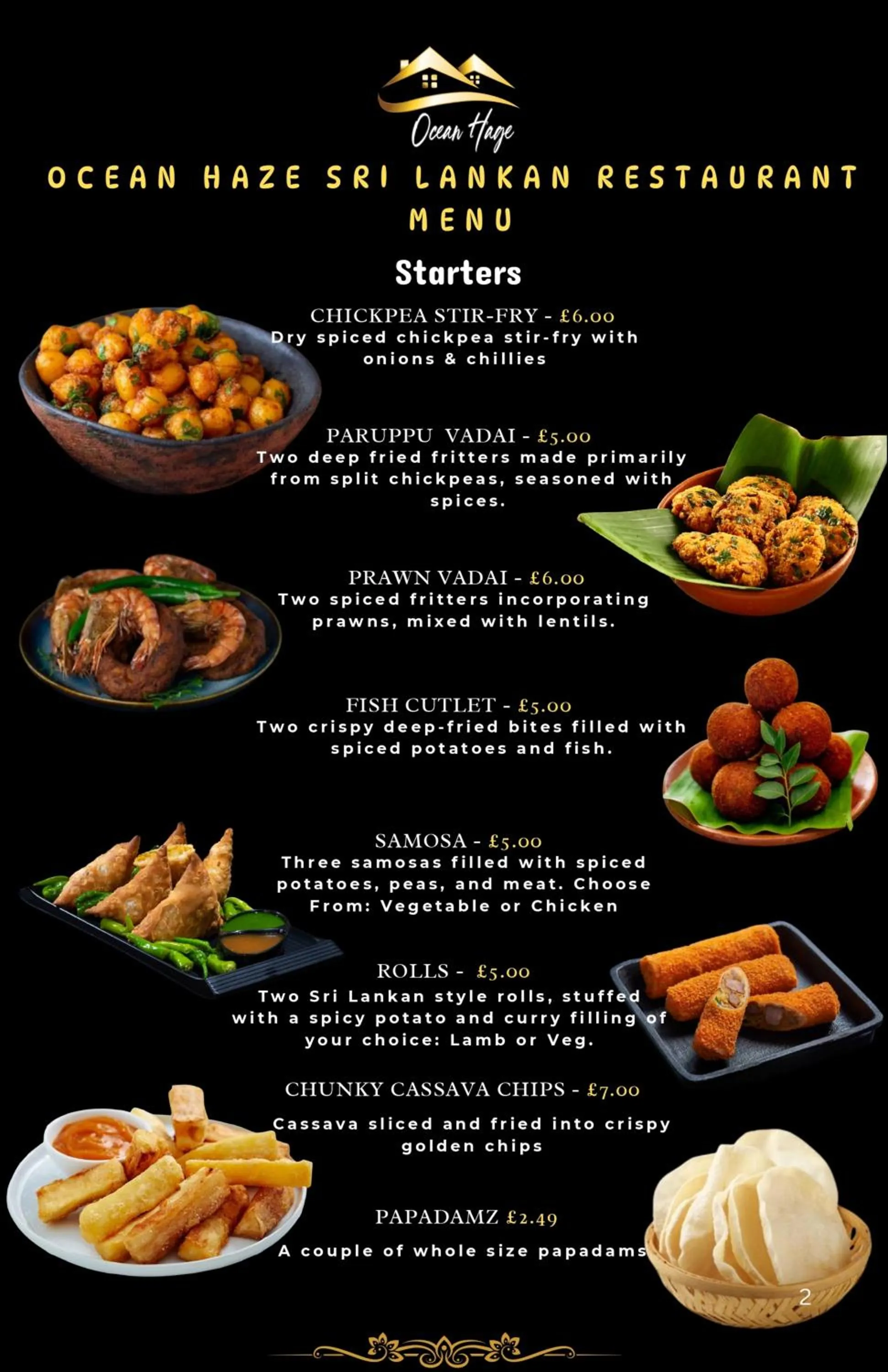 Food in Ocean Haze Hotel