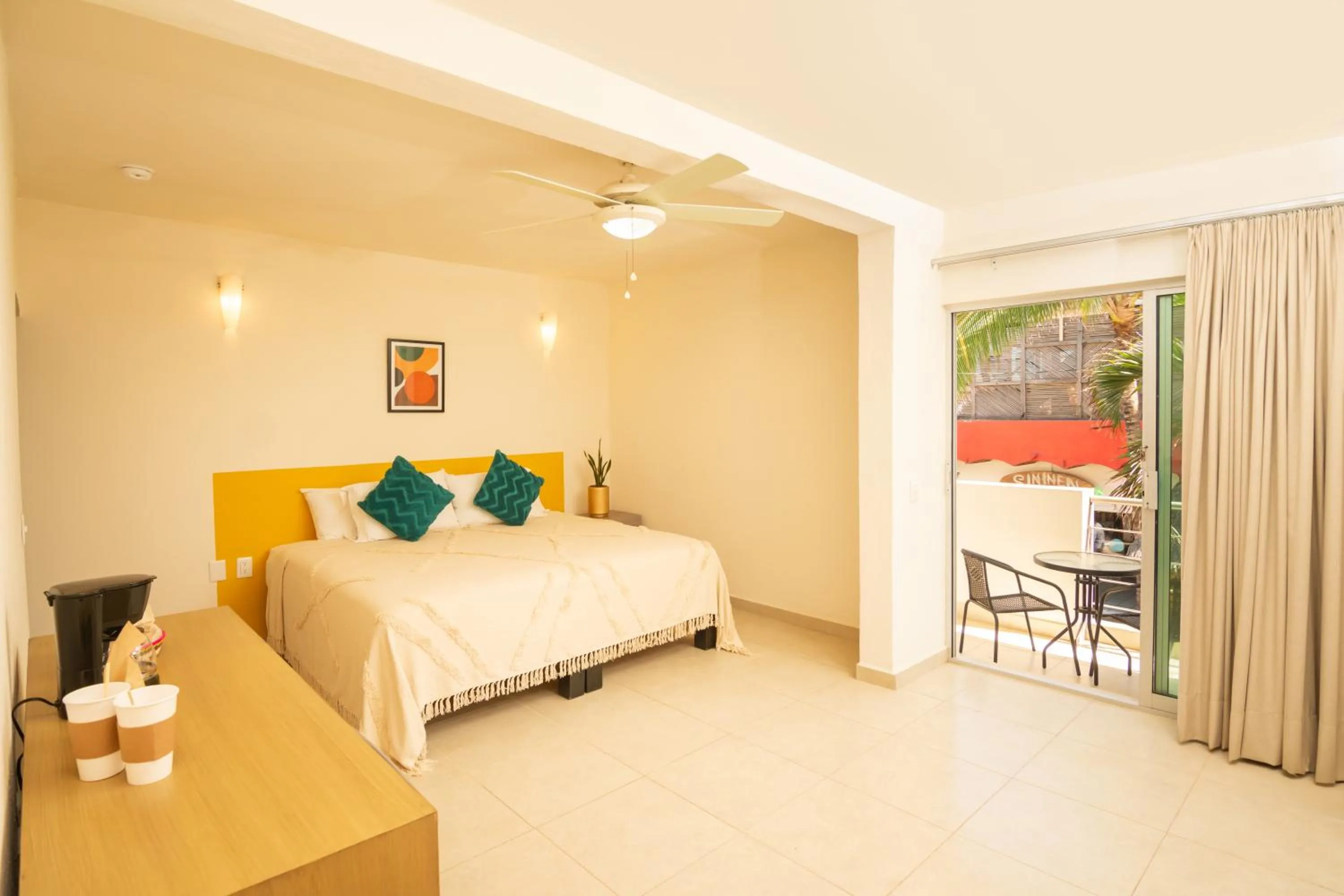 Bed in Ma-Jo Sayulita Hotel