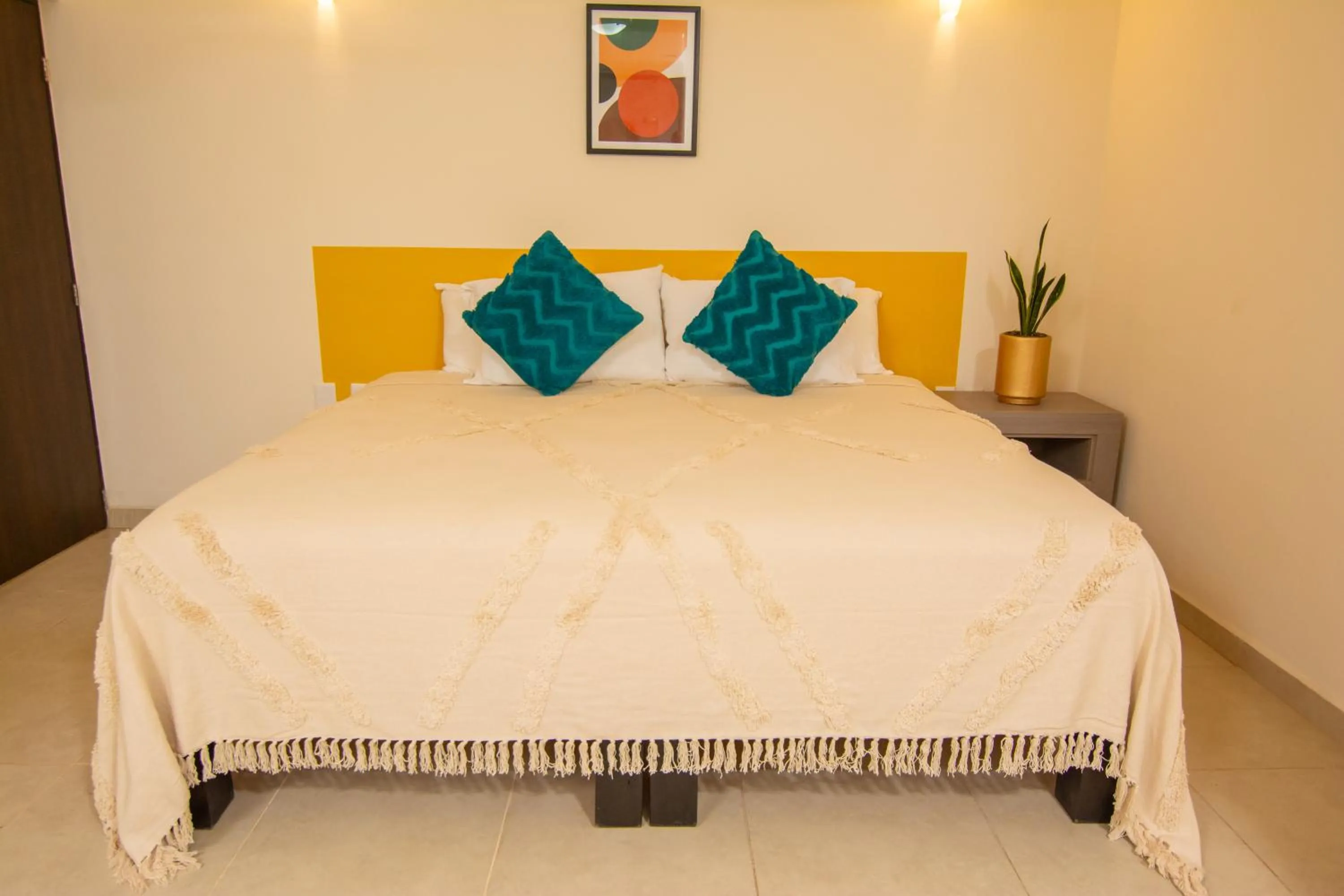 Bed in Ma-Jo Sayulita Hotel