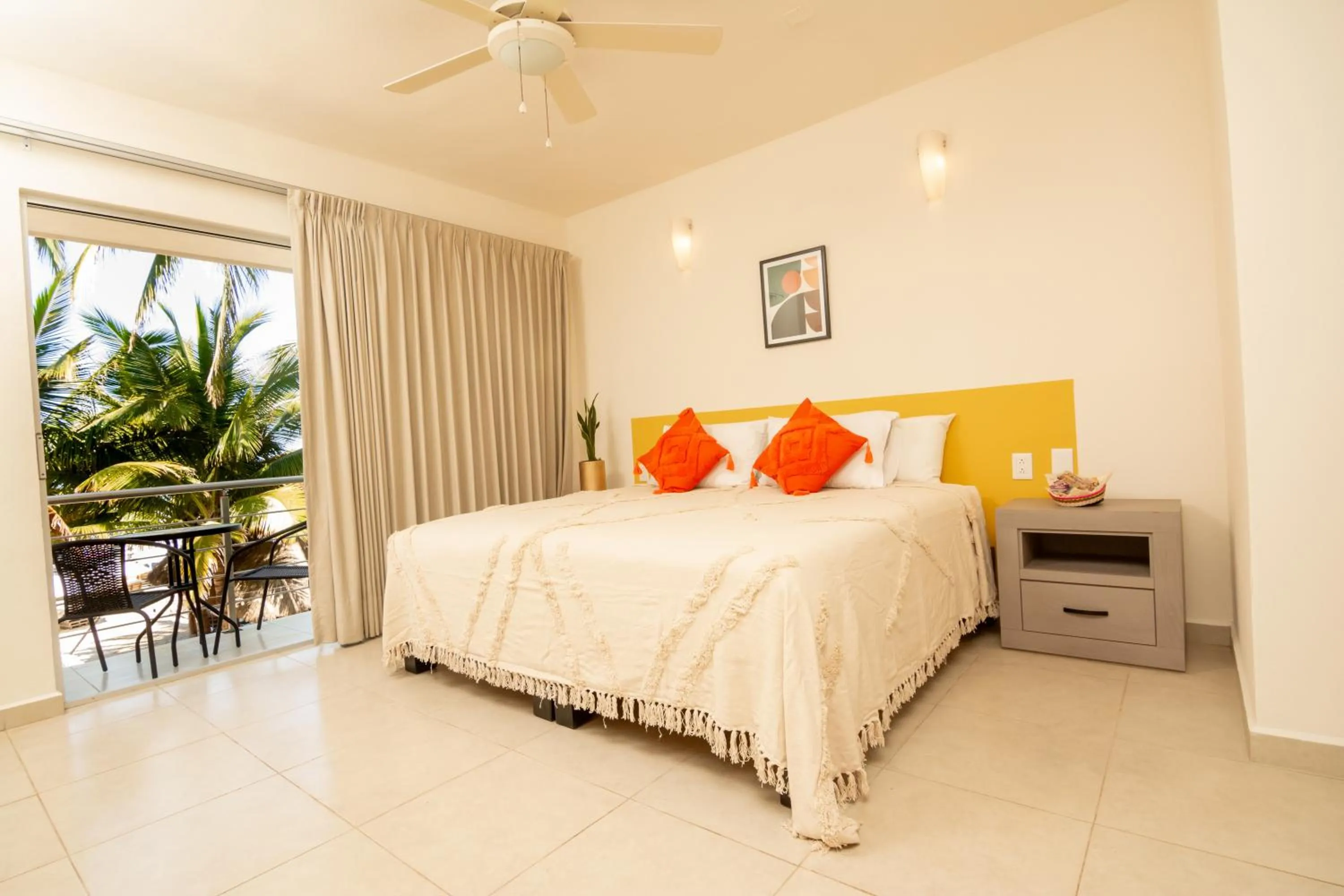 Bed in Ma-Jo Sayulita Hotel