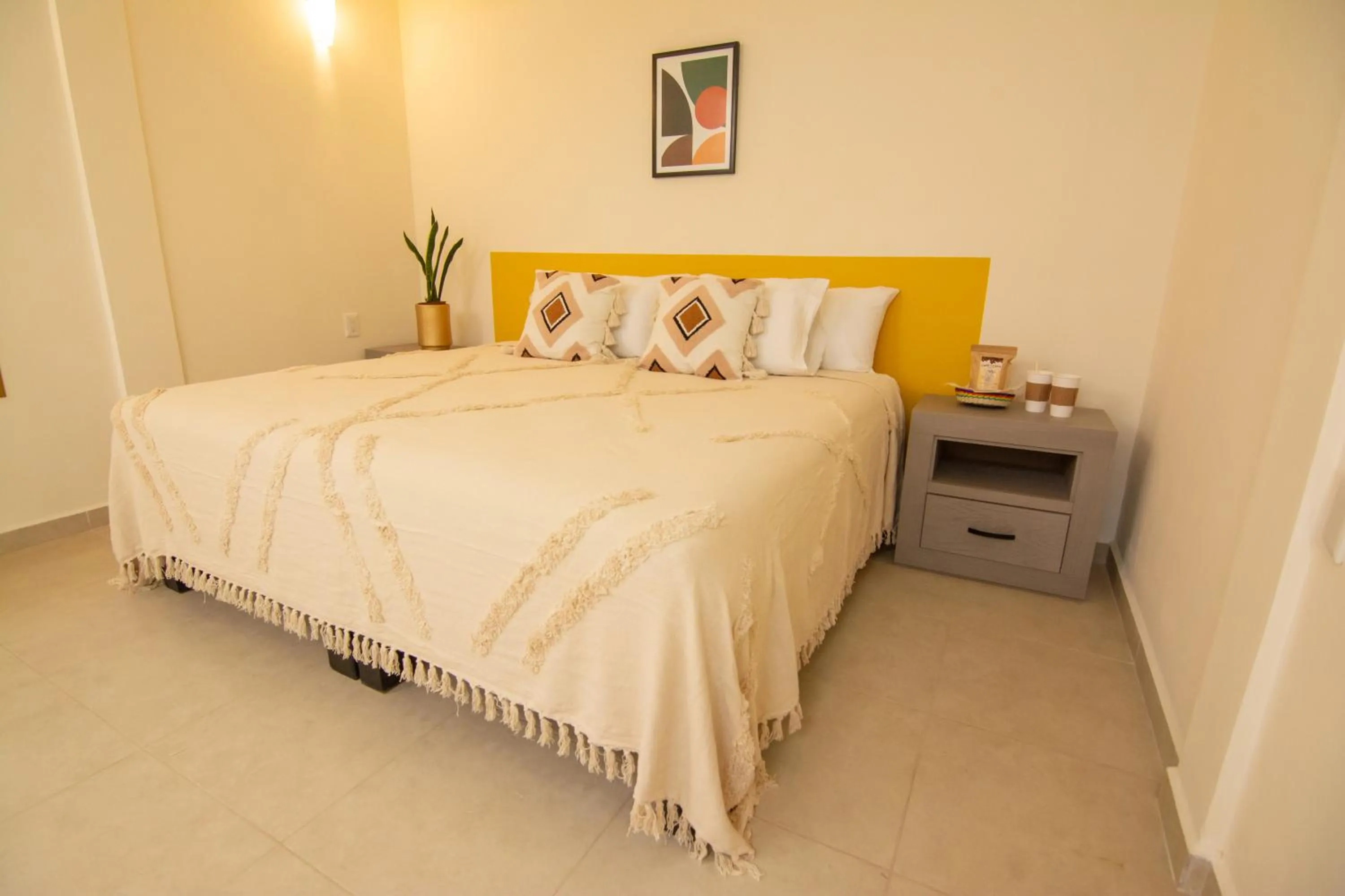 Bed in Ma-Jo Sayulita Hotel